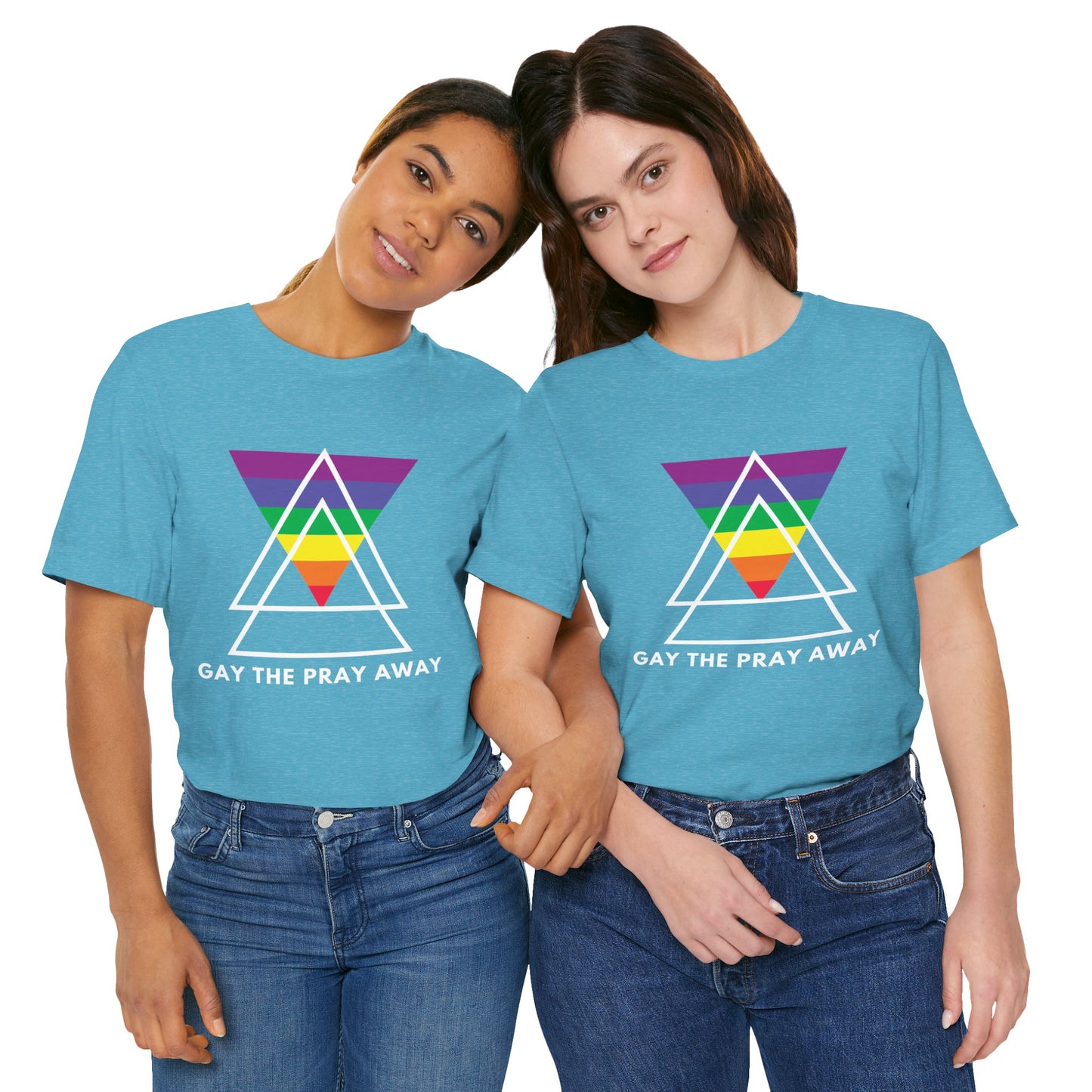 "GAY THE PRAY AWAY" Short Sleeve Tee