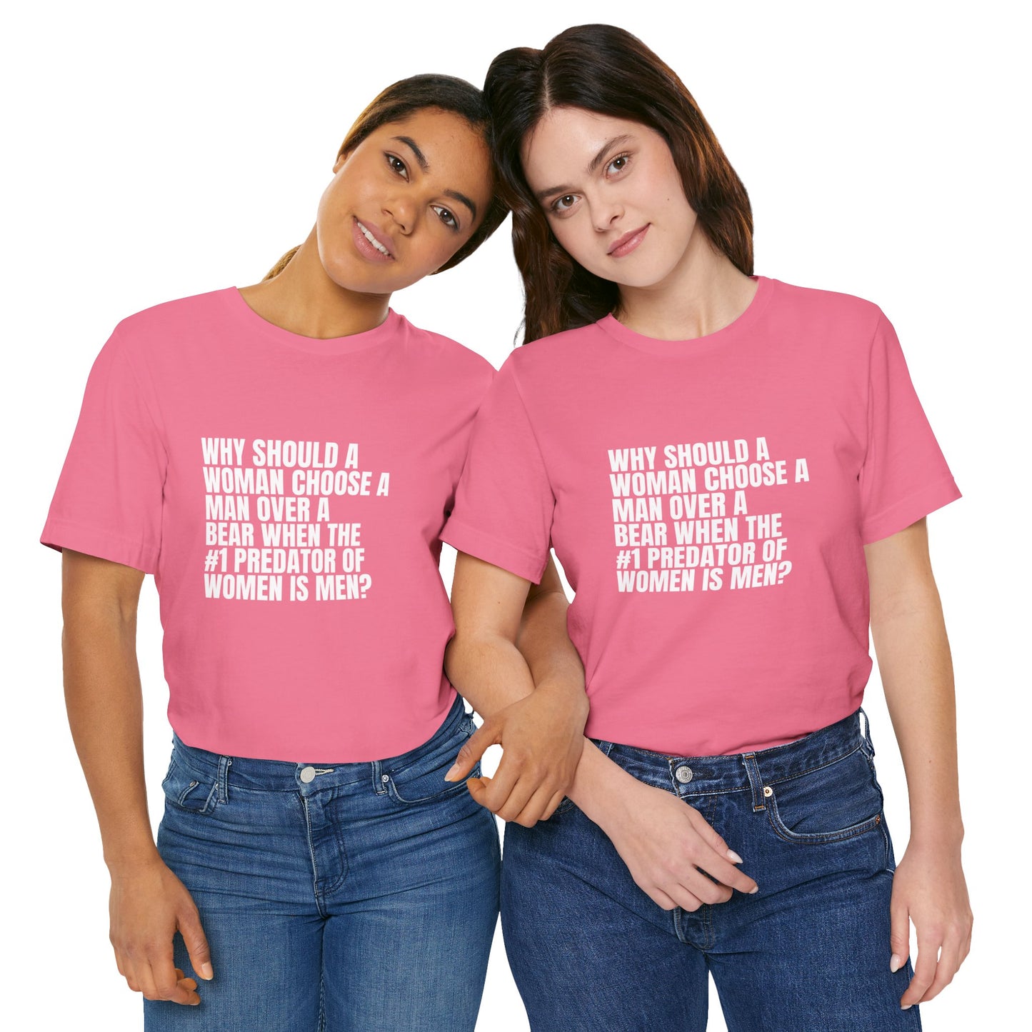 Women's Man v. Bear Quoted Tee