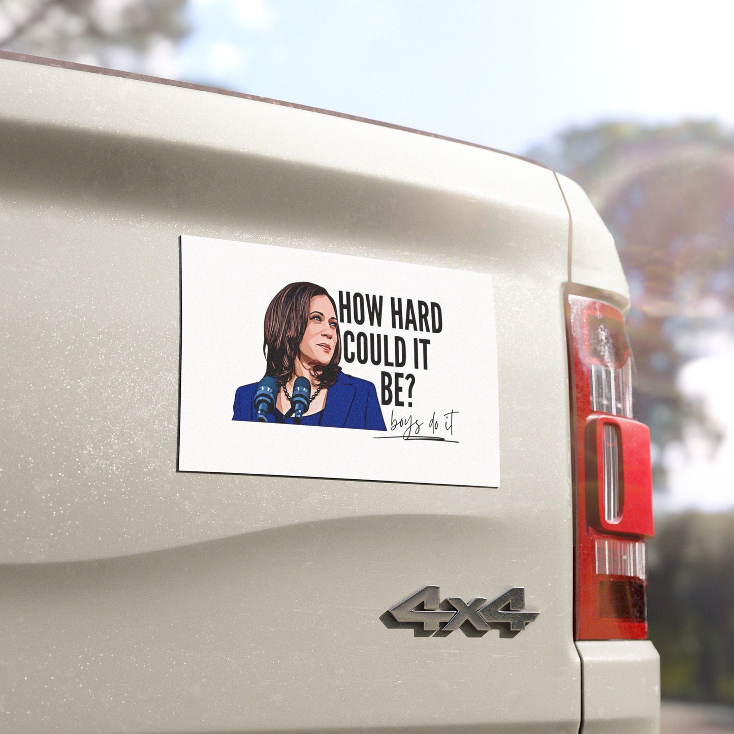 Harris 2024 Car Magnet- 7.5x4.5 - Design 2