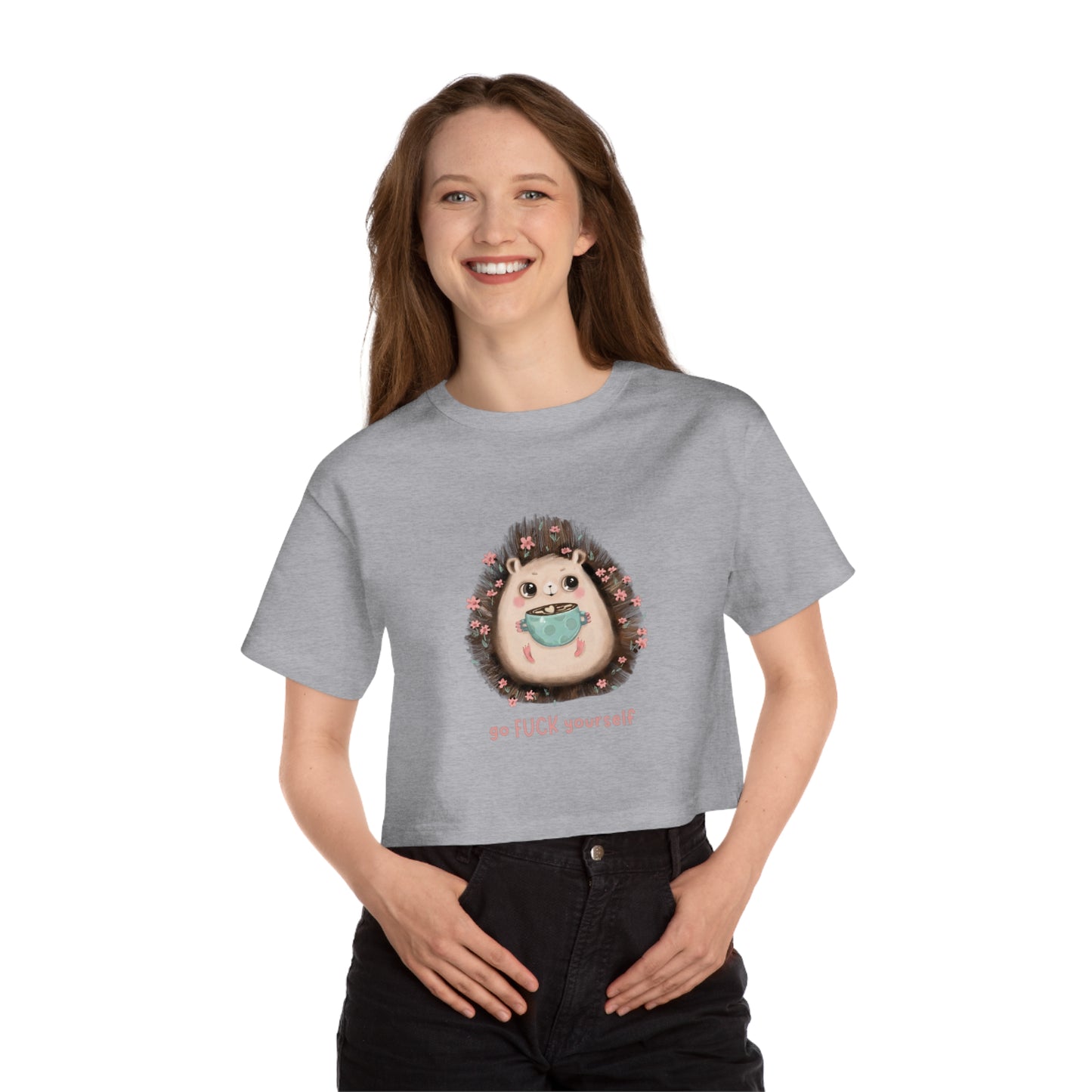 GFY Hedgehog Cropped T-Shirt