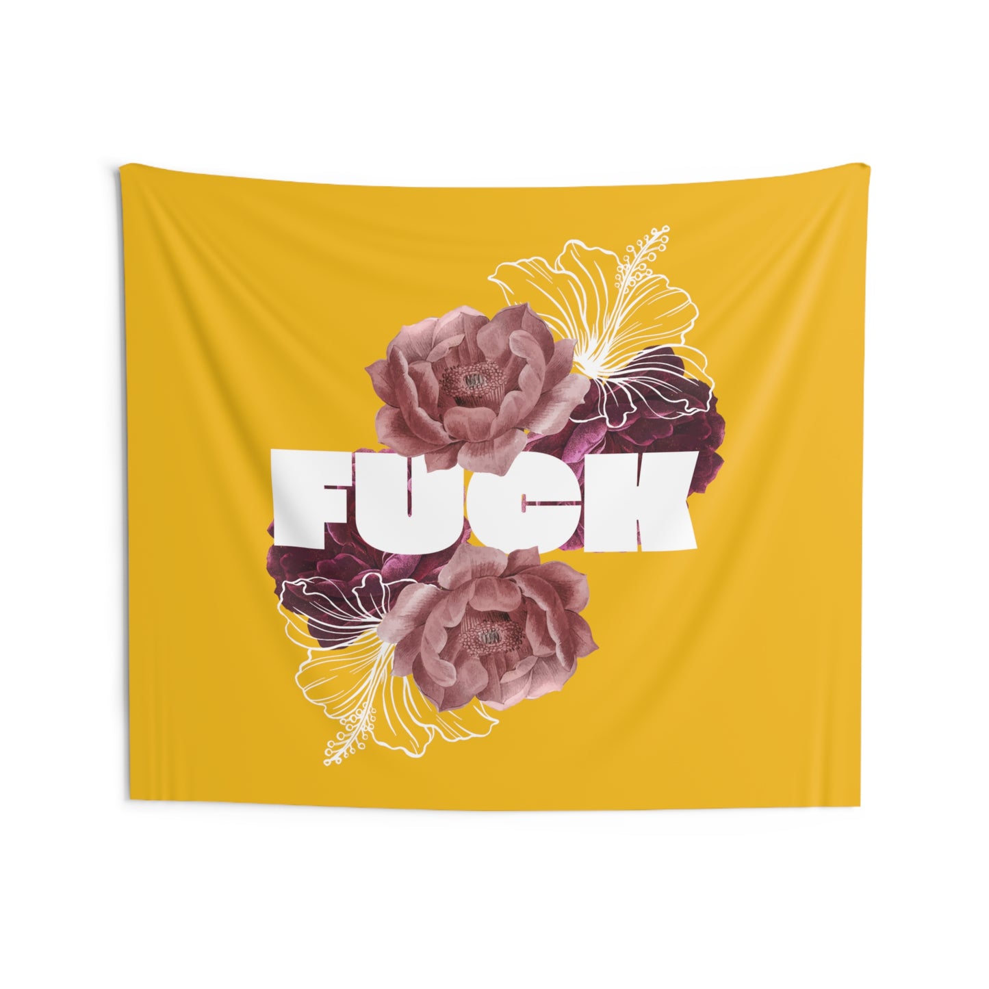 Fuck Indoor Wall Tapestries