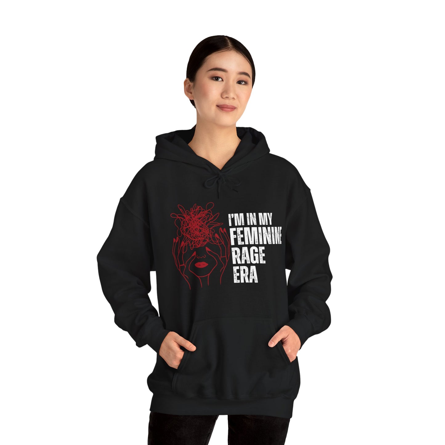 Women's Feminine Rage Hooded Sweatshirt
