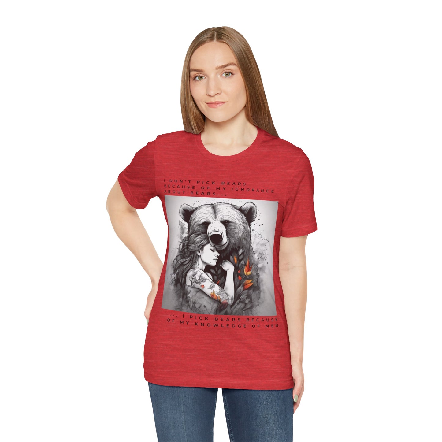 Women's Bear Hug "Team Bear" Tee