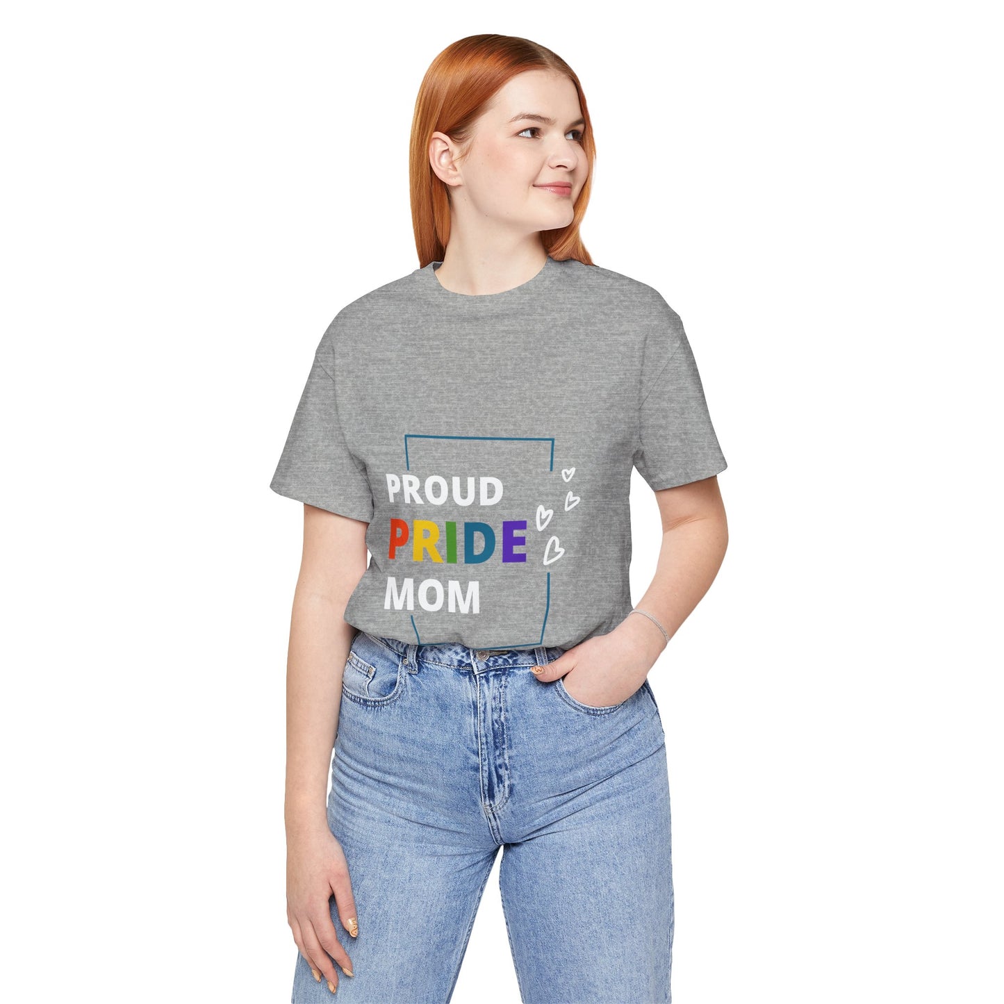 "Proud Pride Mom" Short Sleeve Tee