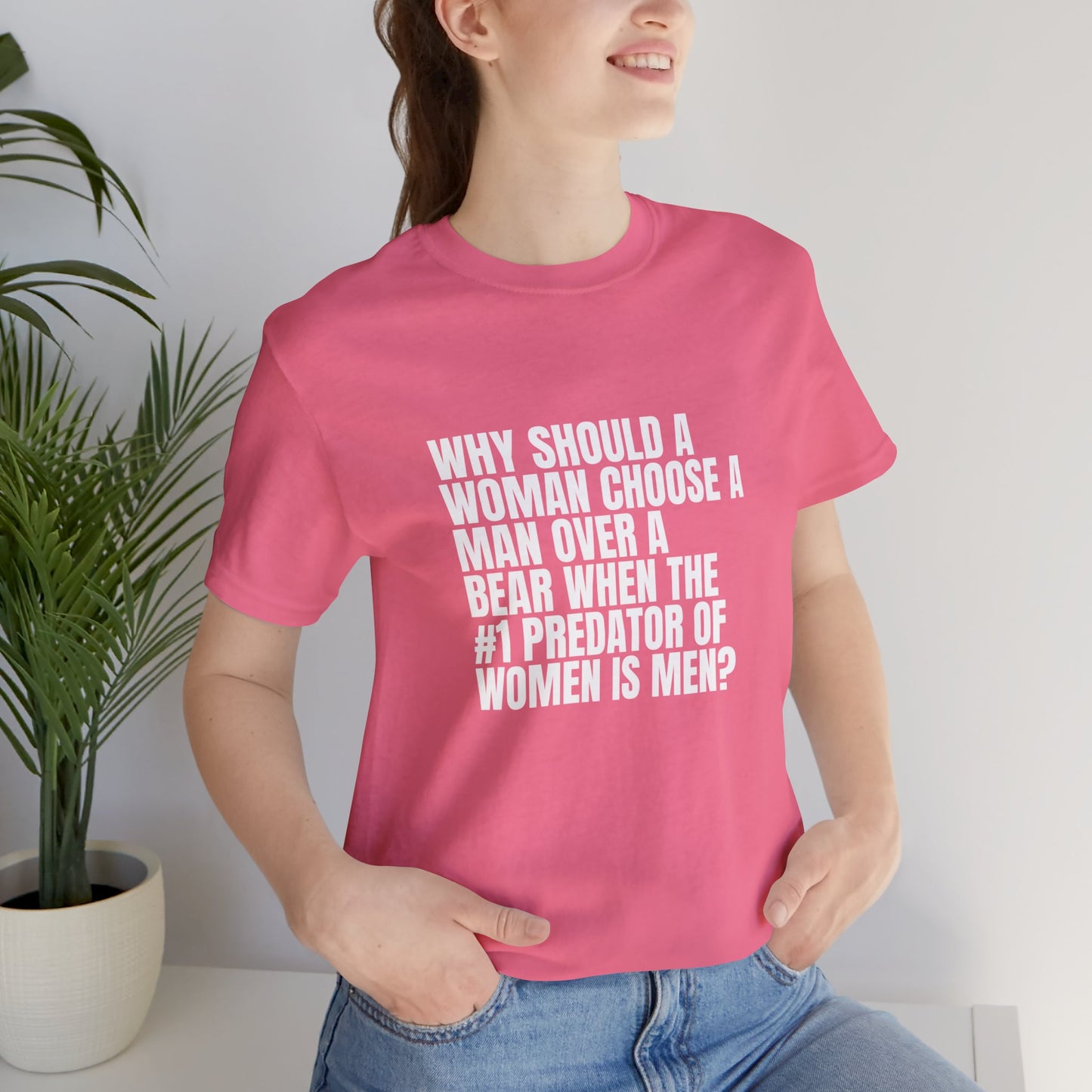 Women's Man v. Bear Quoted Tee