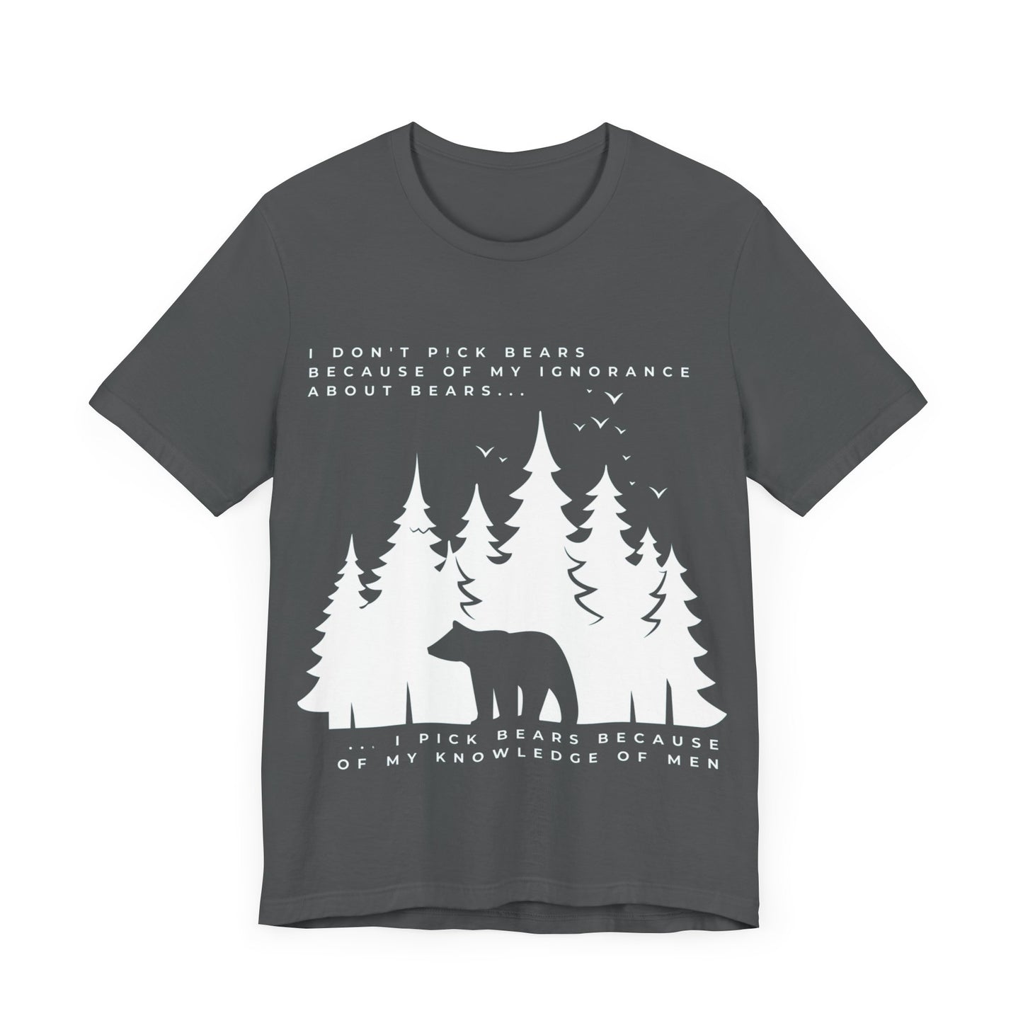 Women's Bear Quote Tee - White Graphic