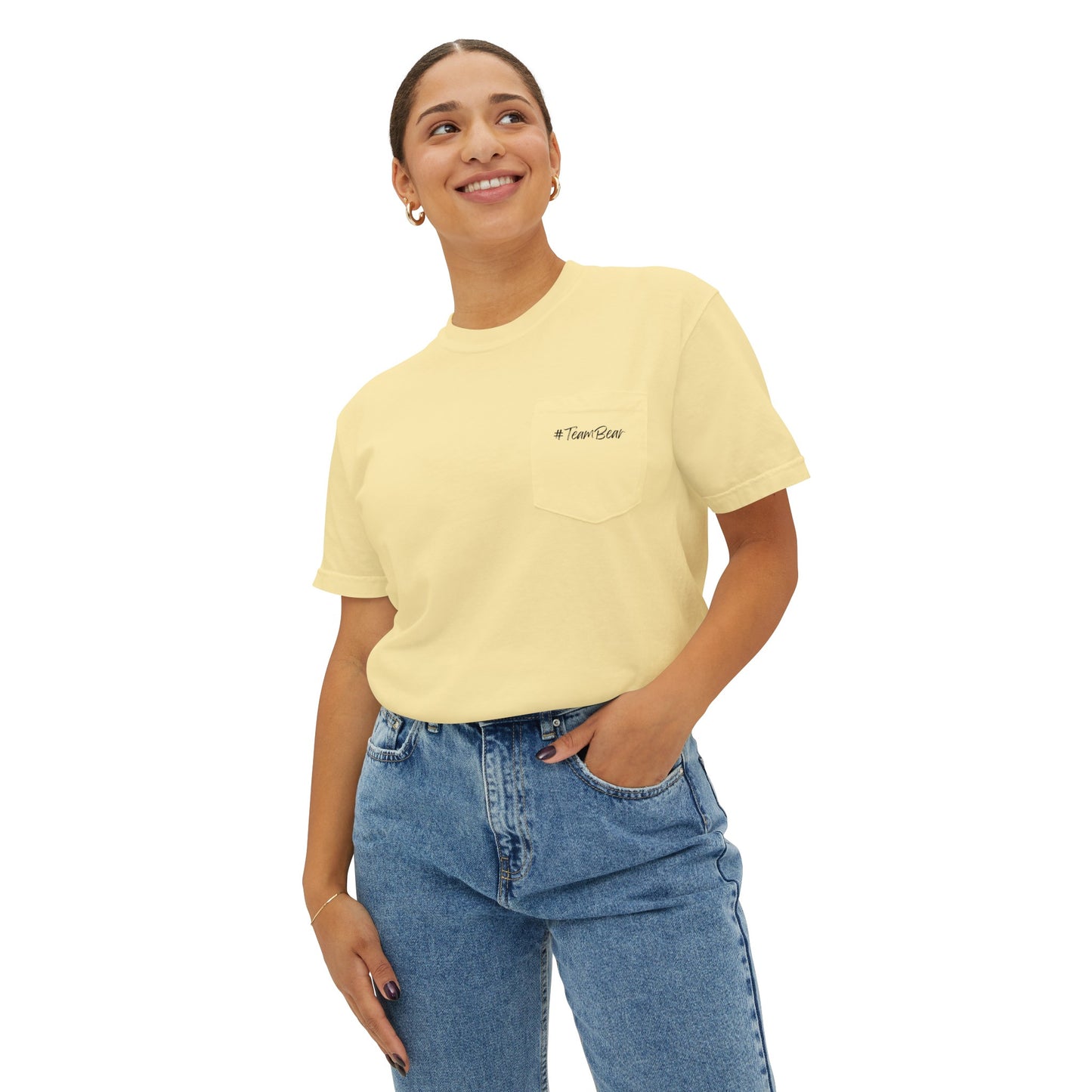 Women's Bear in Woods Pocket T-Shirt