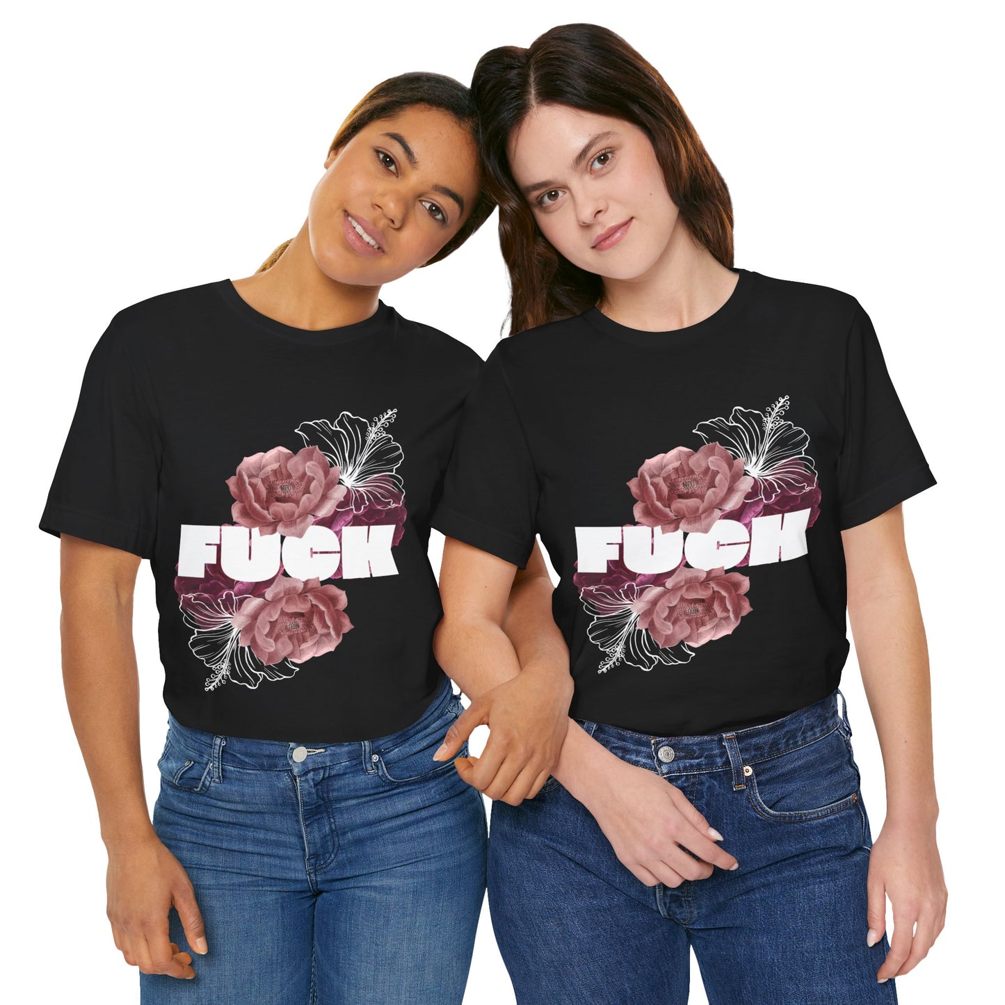 Women's Floral F*ck Short Sleeve Tee