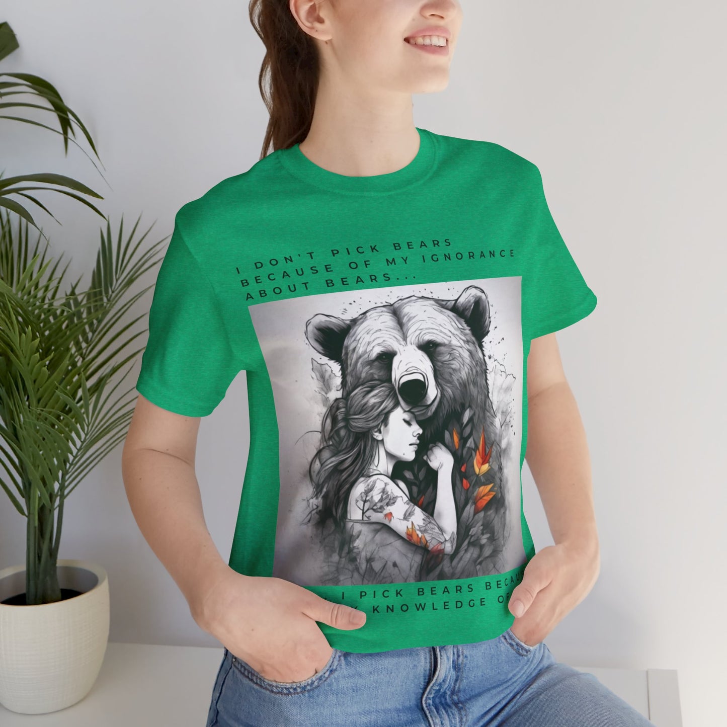 Women's Bear Hug "Team Bear" Tee