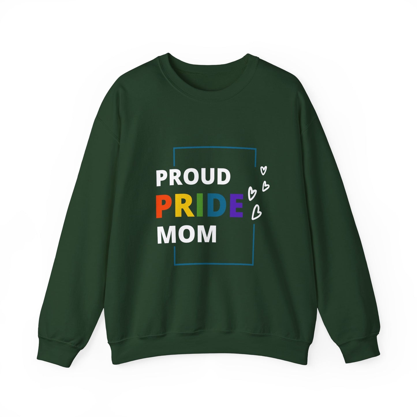 Proud Pride Mom Crewneck Sweatshirt