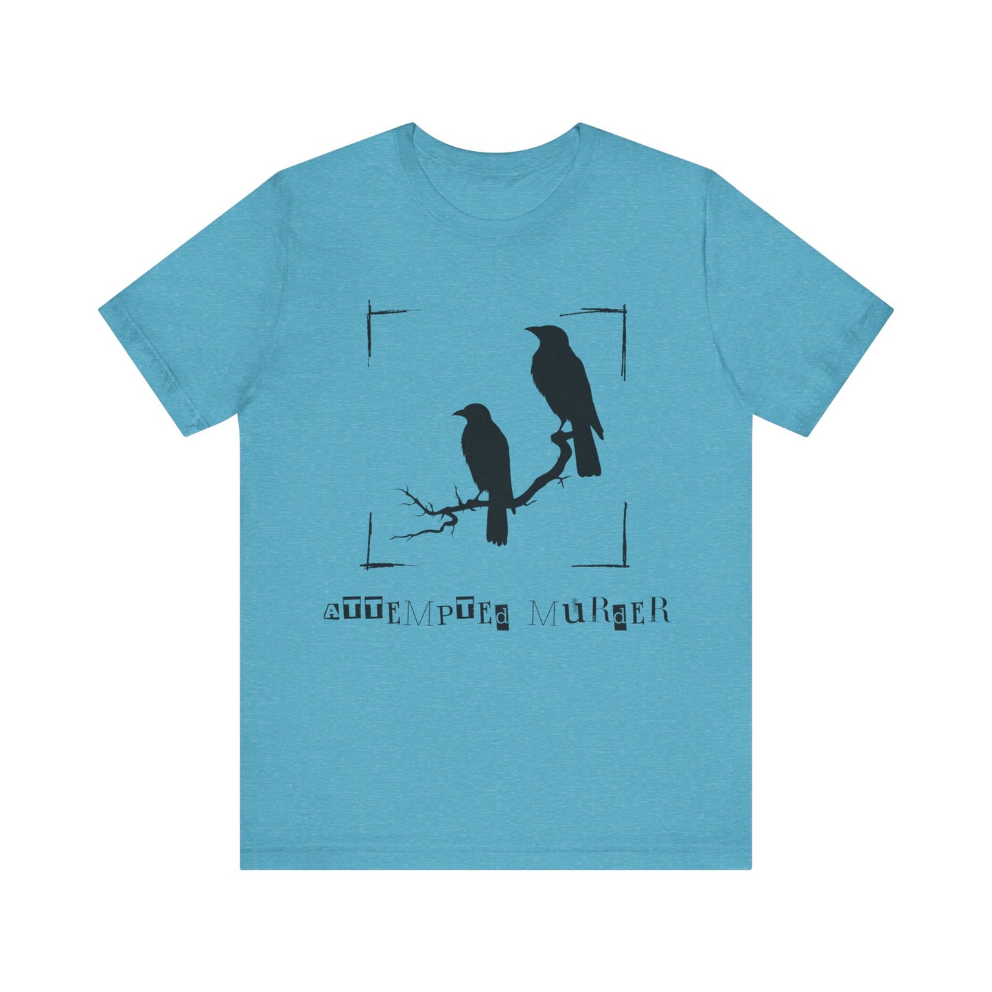 "Attempted Murder" Crow Short Sleeve Tee