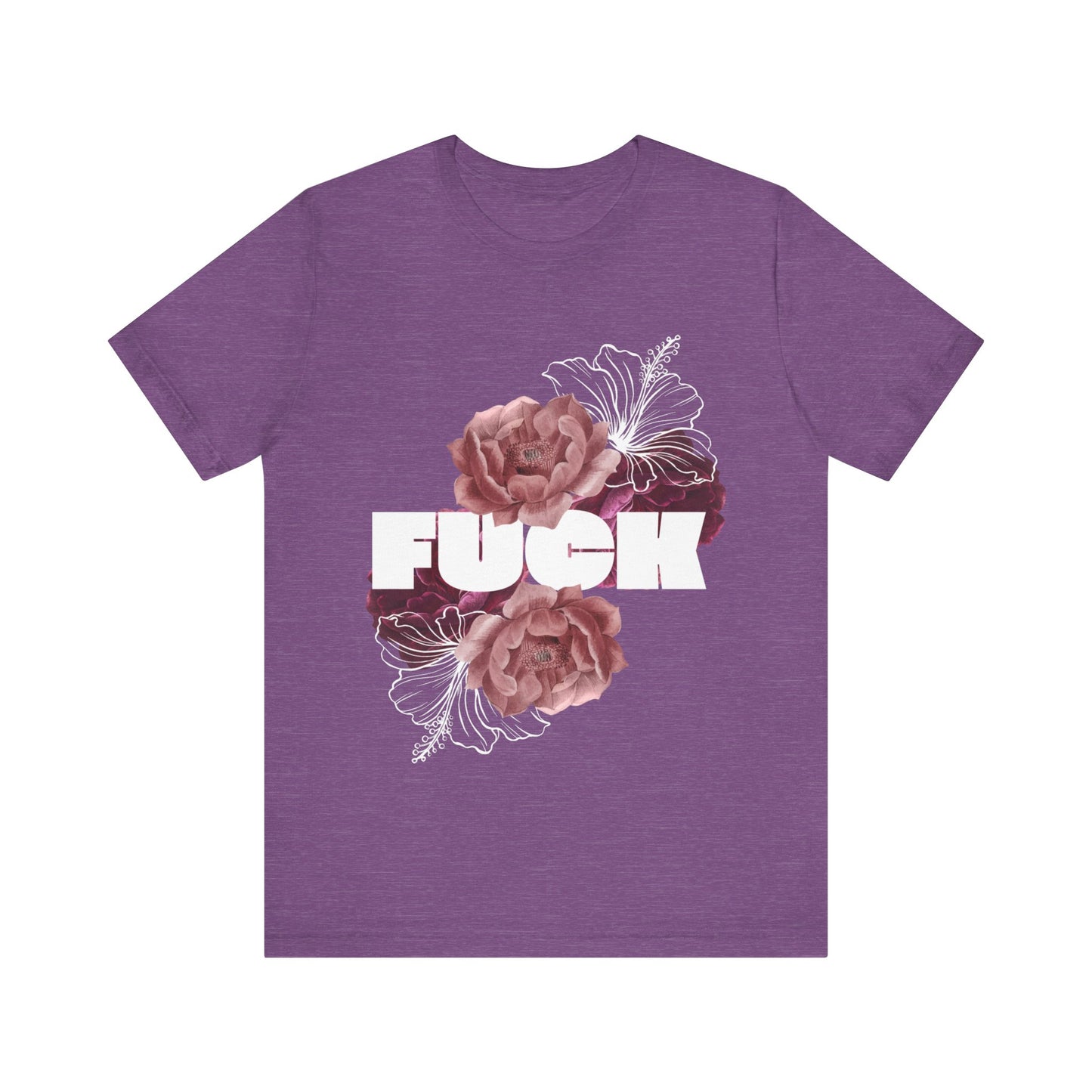 Women's Floral F*ck Short Sleeve Tee