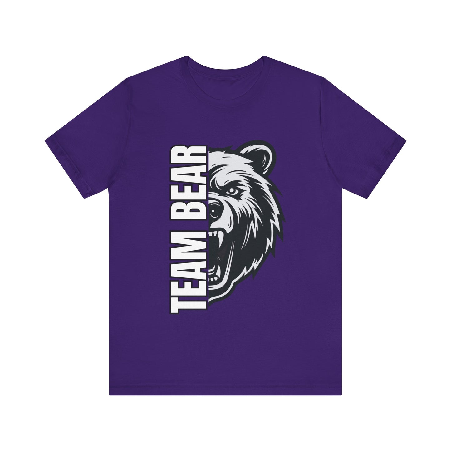 Women's "Team Bear" Tee - White Lettering