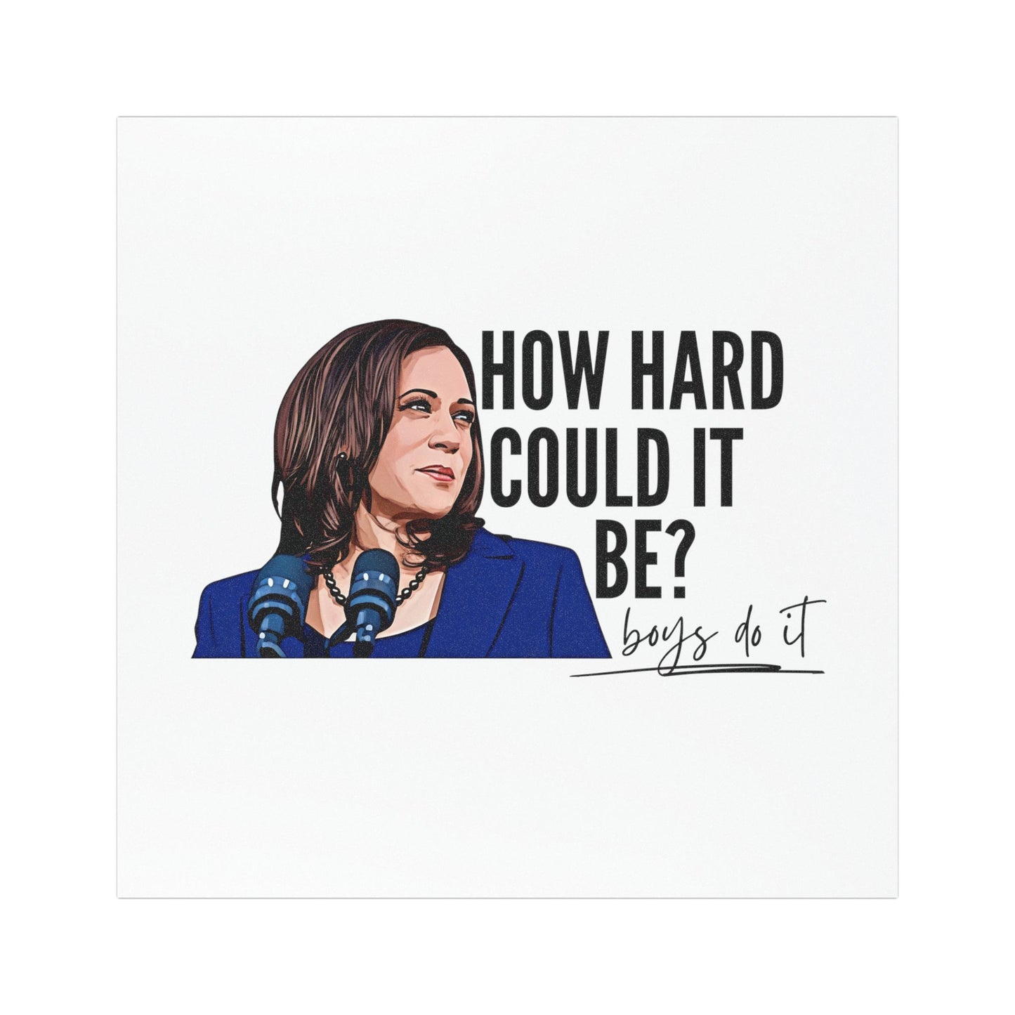 Harris 2024 Car Magnet - 5x5 - Design 2