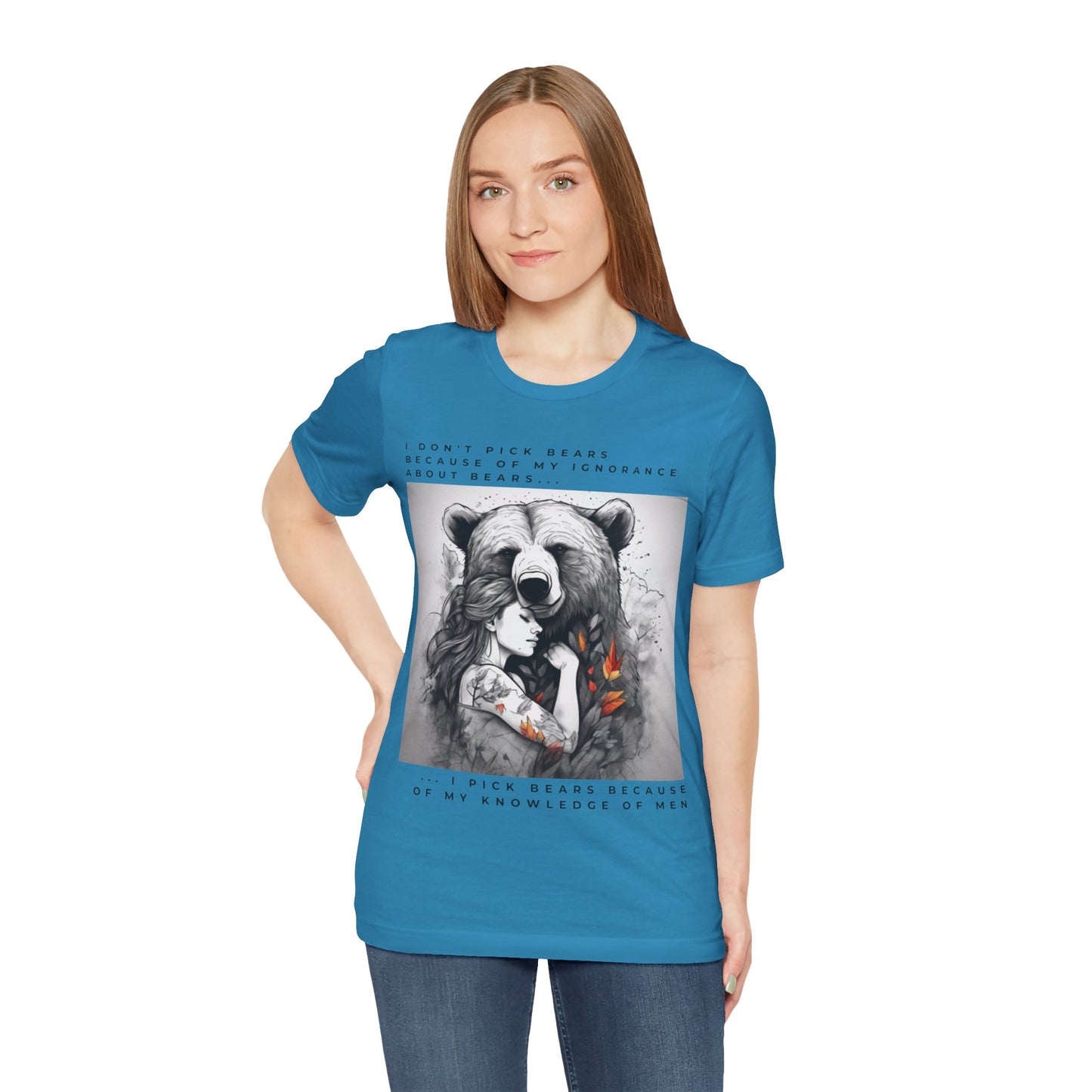 Women's Bear Hug "Team Bear" Tee