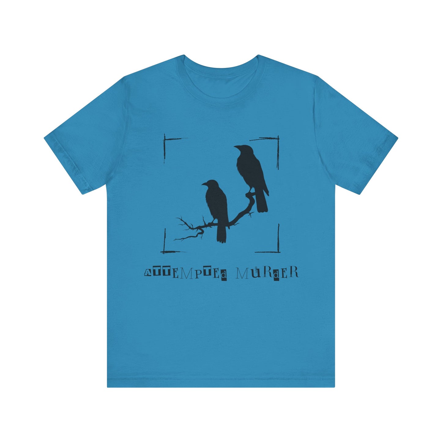 "Attempted Murder" Crow Short Sleeve Tee