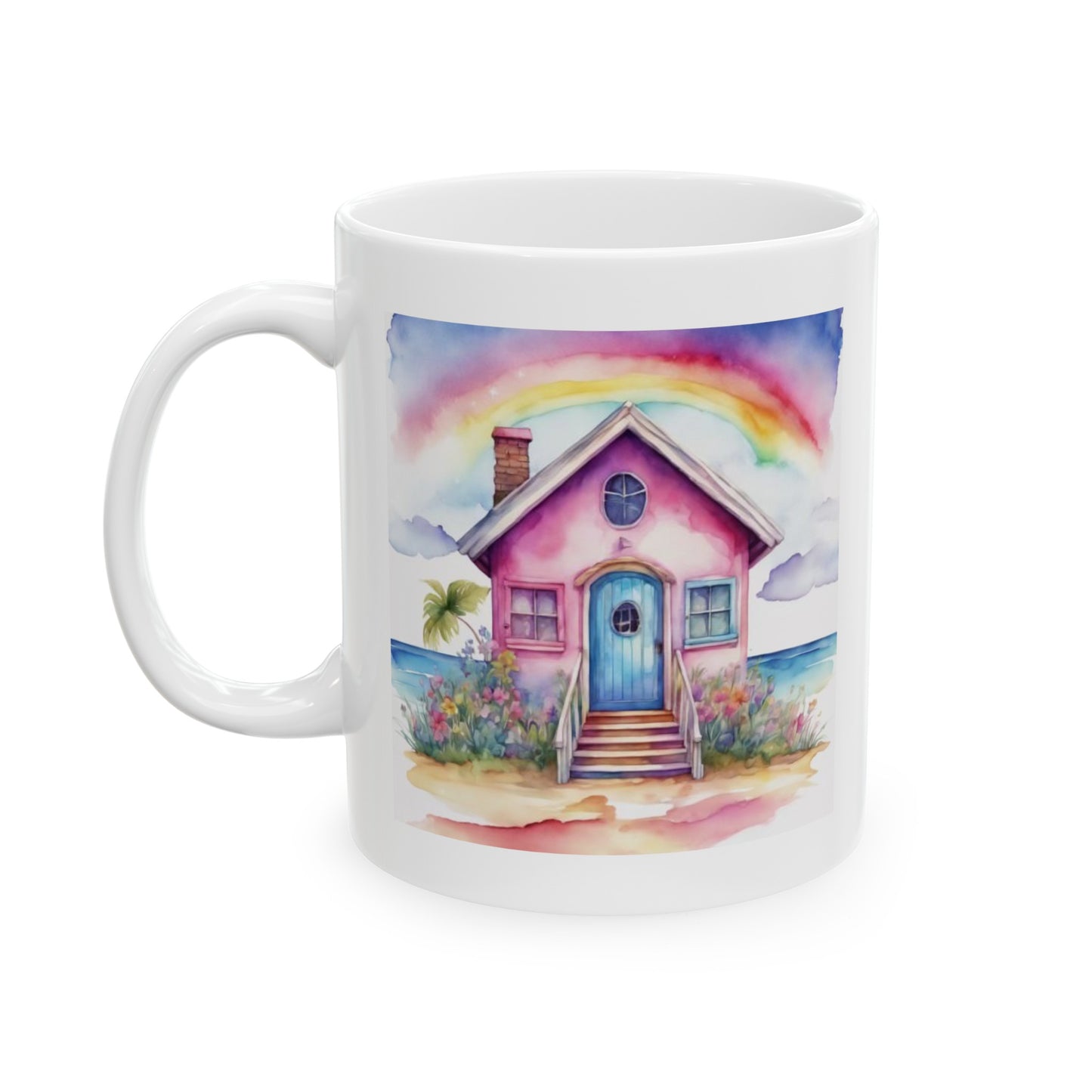 Ceramic Mug, (11oz, 15oz) - Pride 5