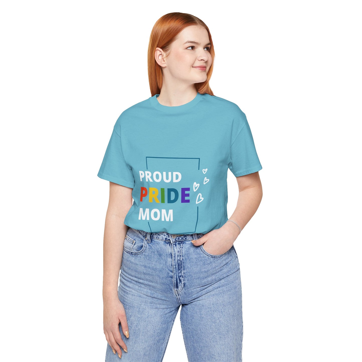 "Proud Pride Mom" Short Sleeve Tee