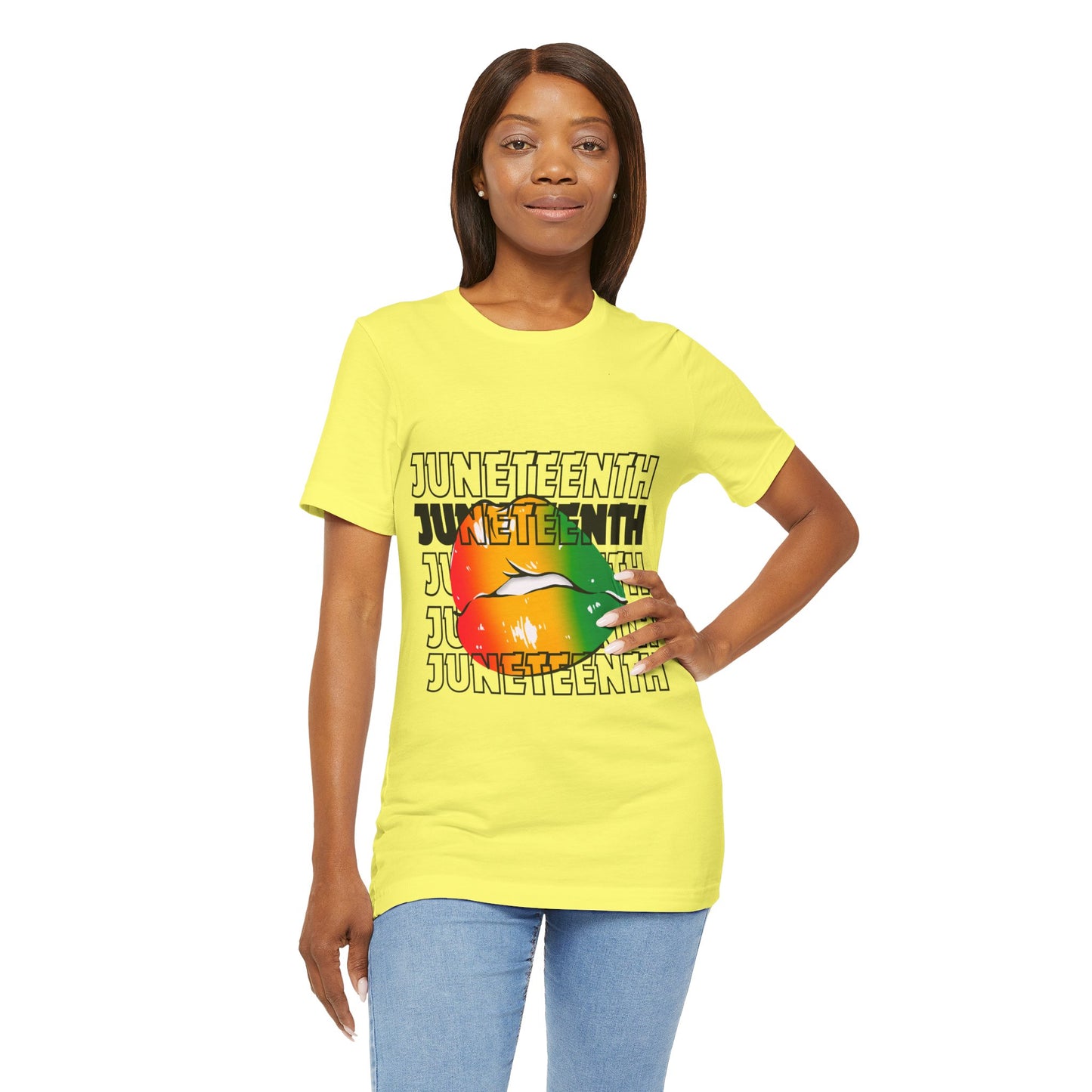 Juneteenth Lips Short Sleeve Tee