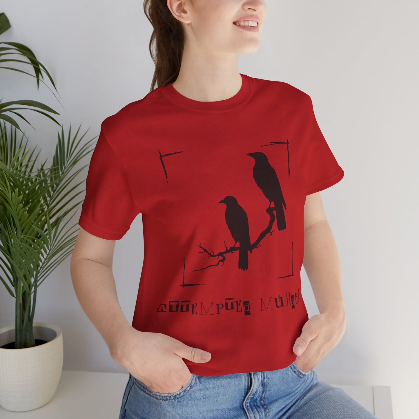 "Attempted Murder" Crow Short Sleeve Tee