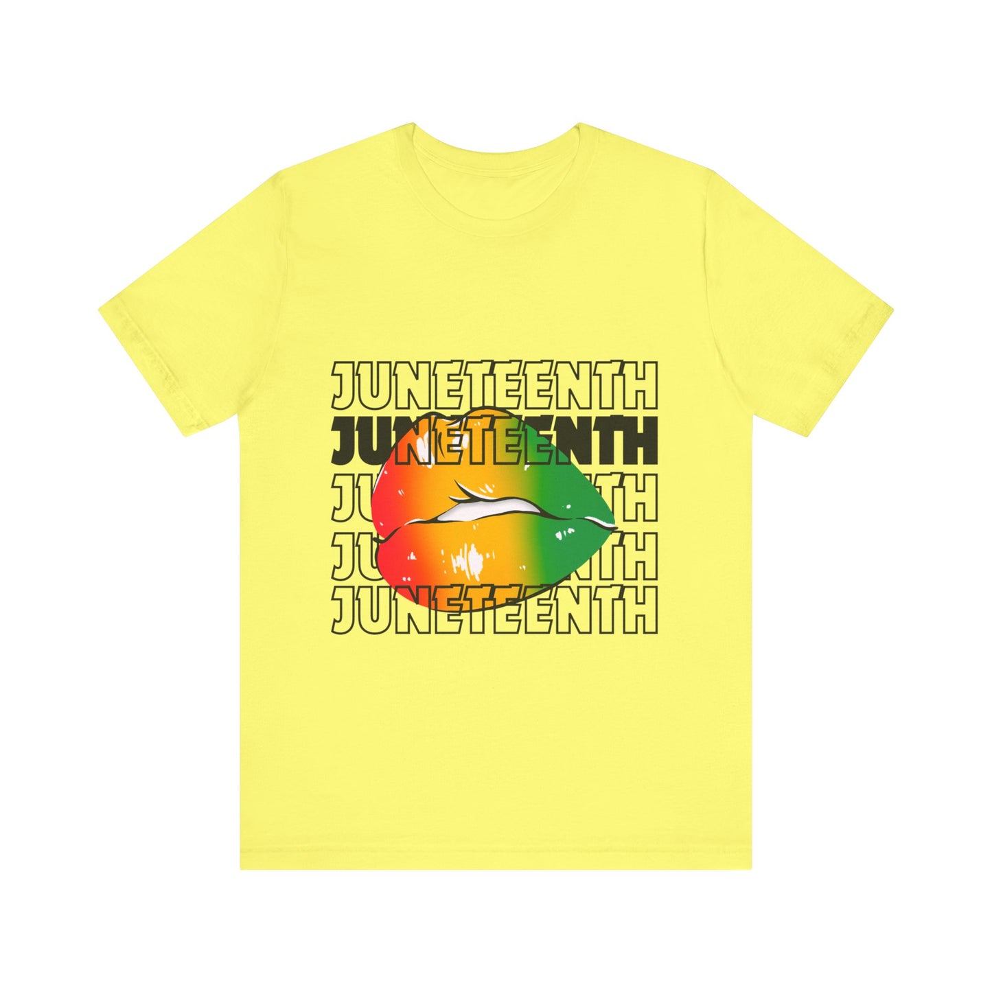 Juneteenth Lips Short Sleeve Tee