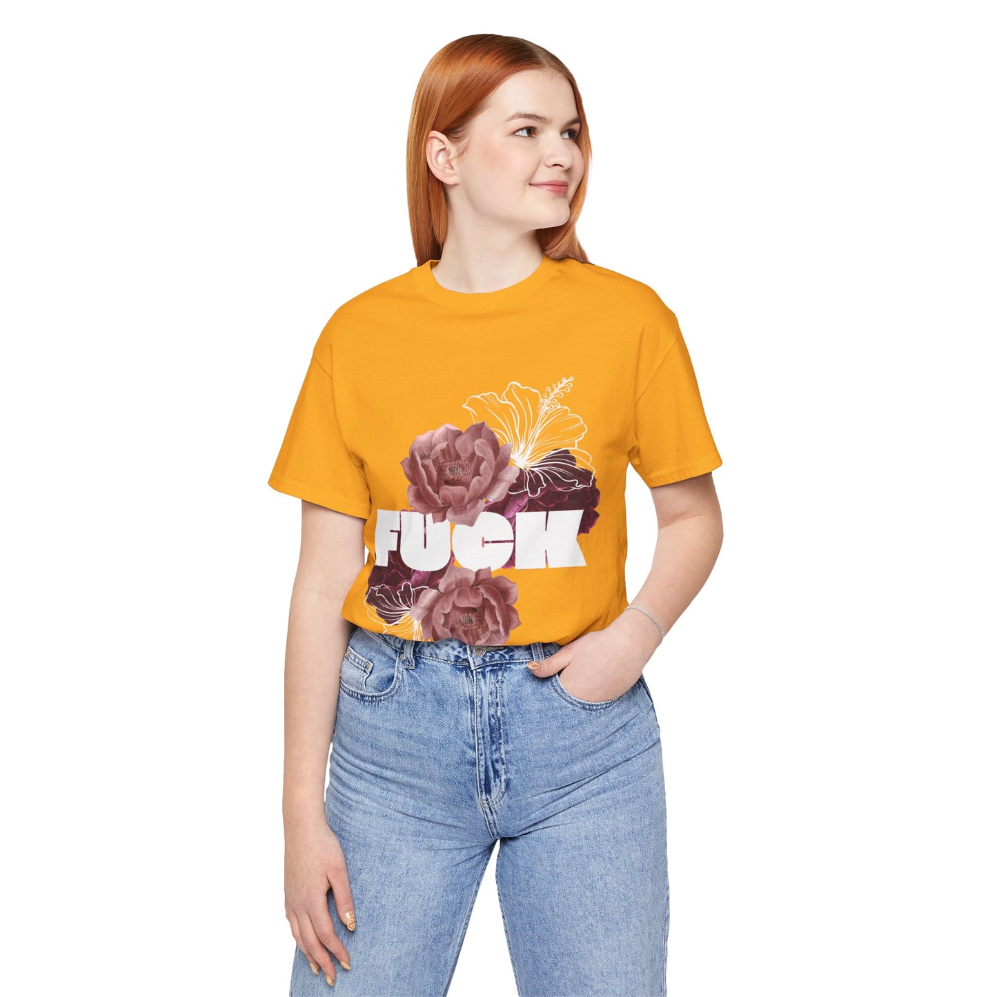 Women's Floral F*ck Short Sleeve Tee