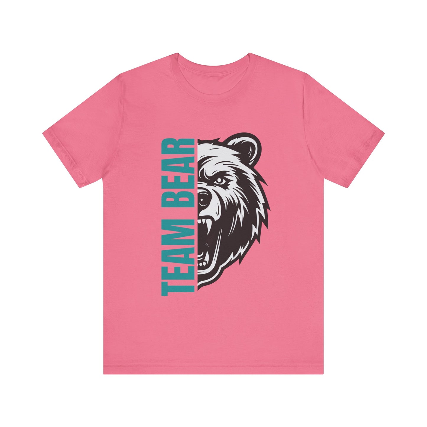 Women's "Team Bear" Tee - Teal Lettering