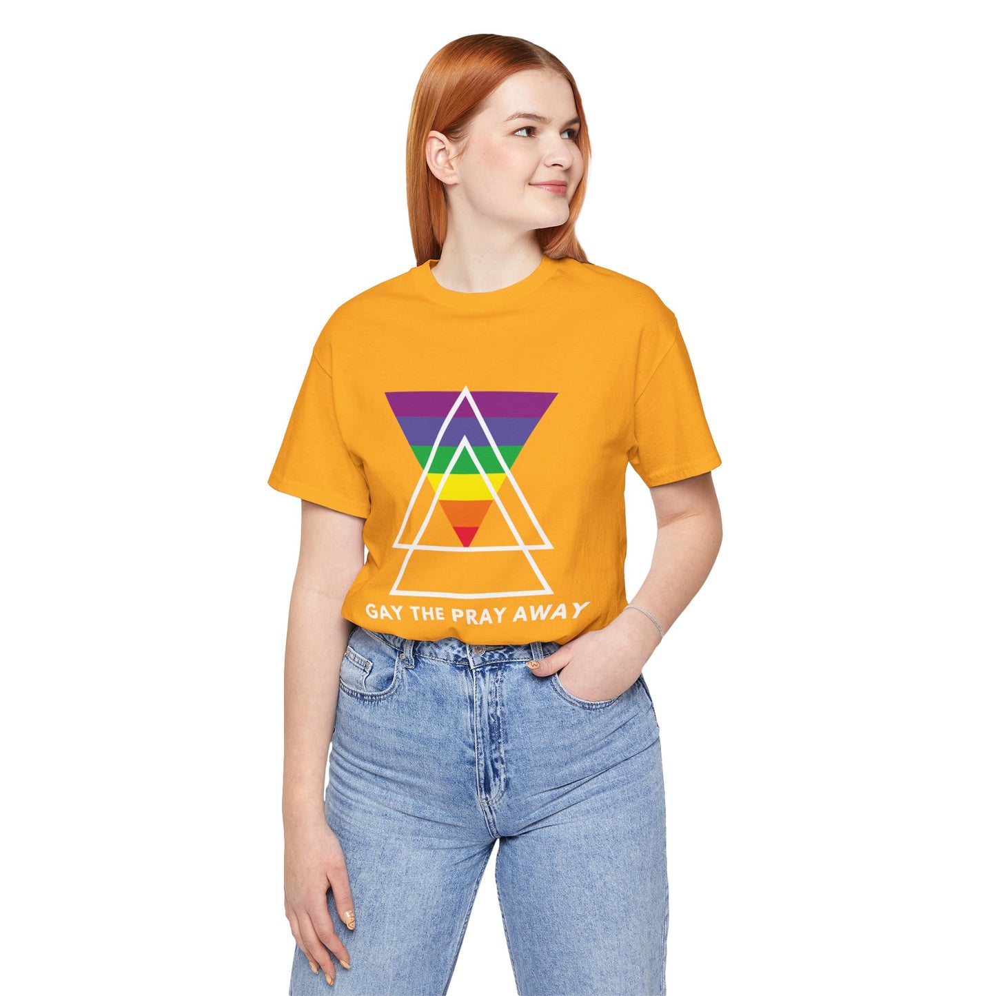 "GAY THE PRAY AWAY" Short Sleeve Tee