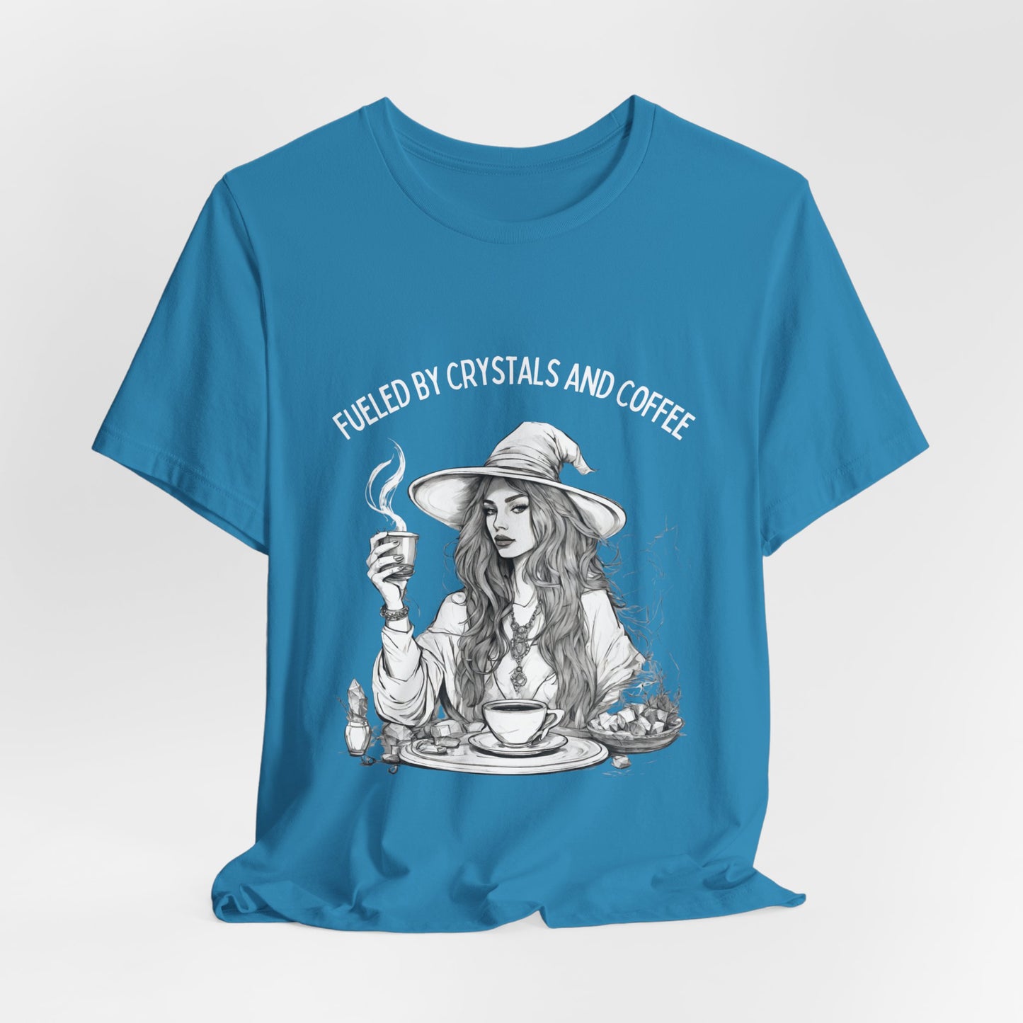 Fueled by Crystals and Coffee Tee
