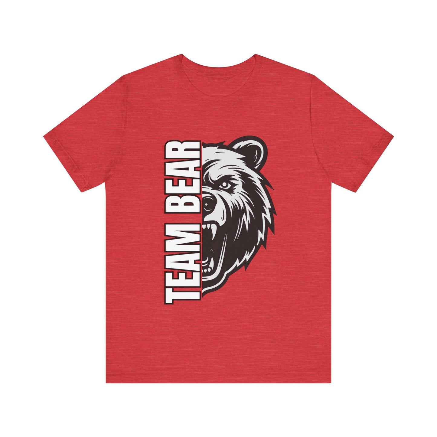 Women's "Team Bear" Tee - White Lettering