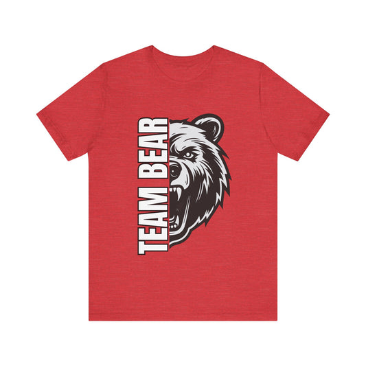 Women's "Team Bear" Tee - White Lettering