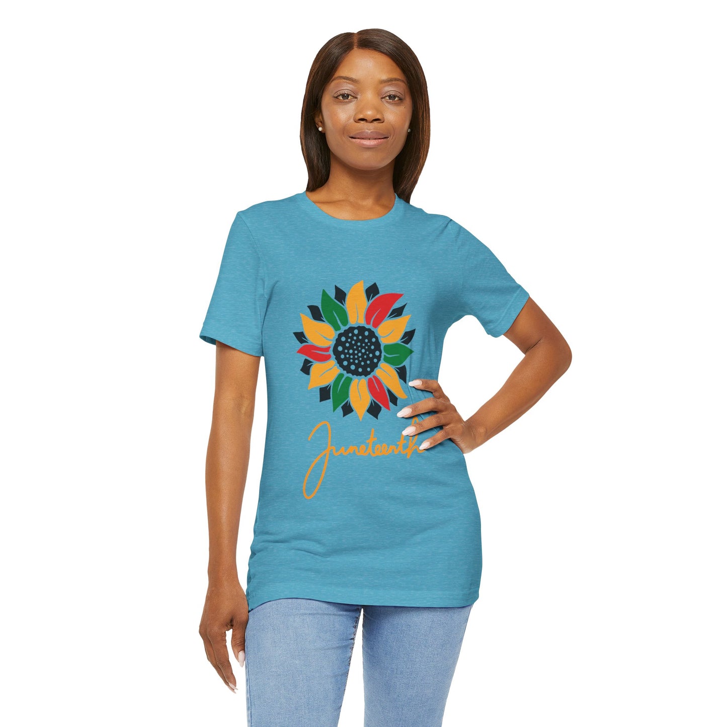 Juneteenth Floral Short Sleeve Tee