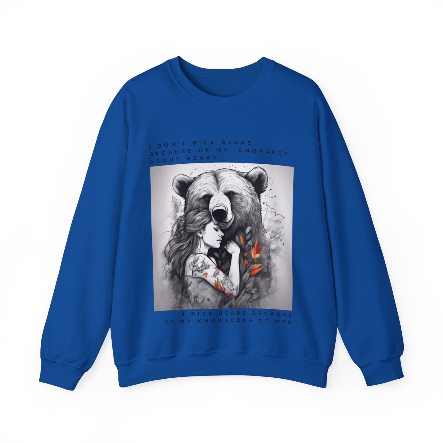 Women's Bear Hug "Team Bear" Crewneck Sweatshirt