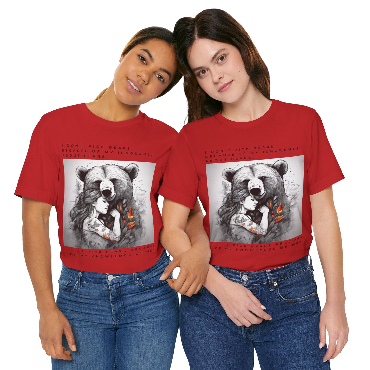 Women's Bear Hug "Team Bear" Tee