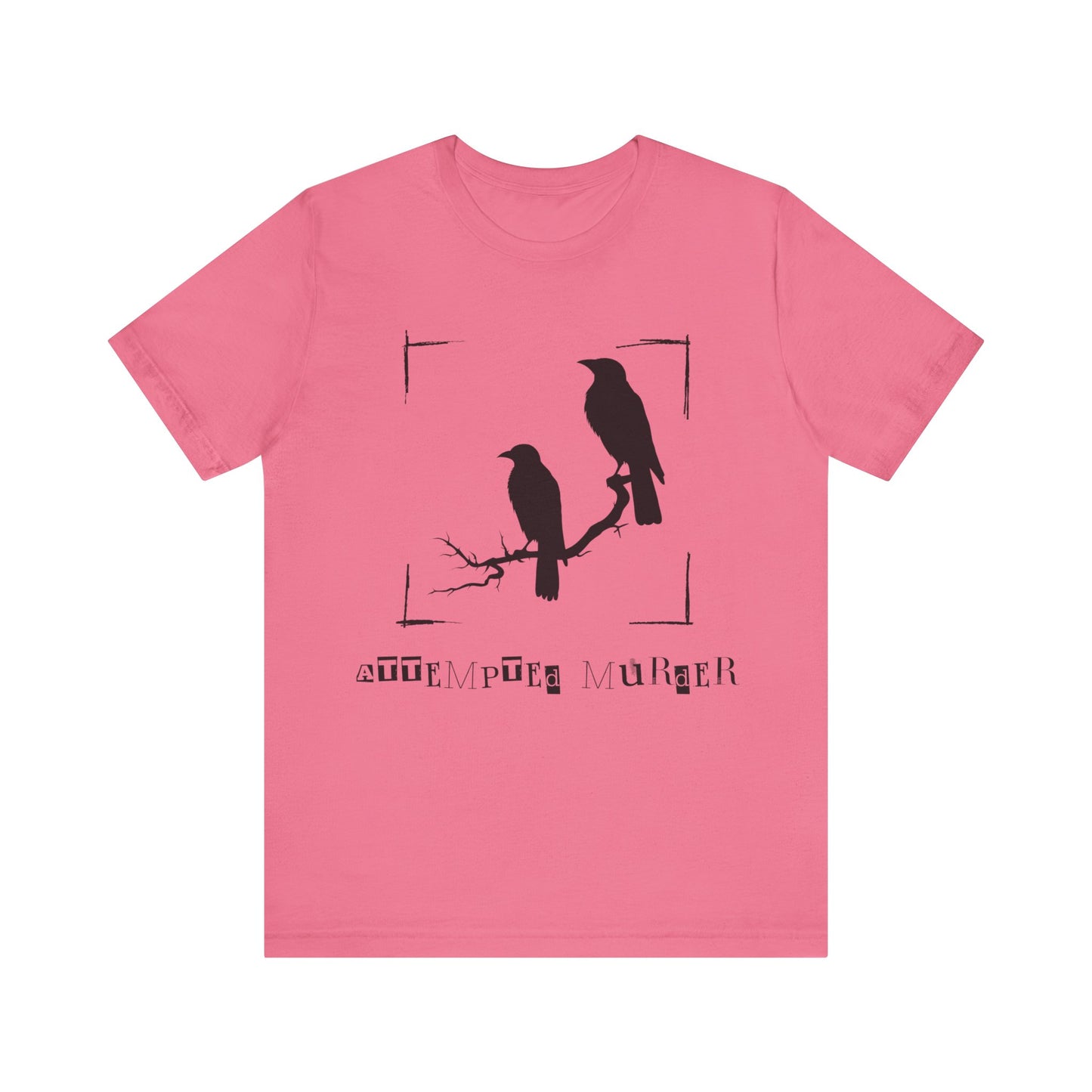 "Attempted Murder" Crow Short Sleeve Tee
