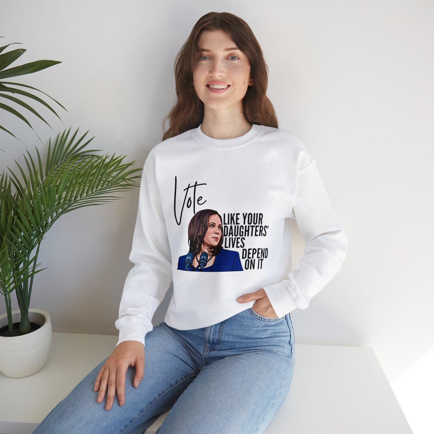 Harris 2024 Crewneck Sweatshirt - Design 1