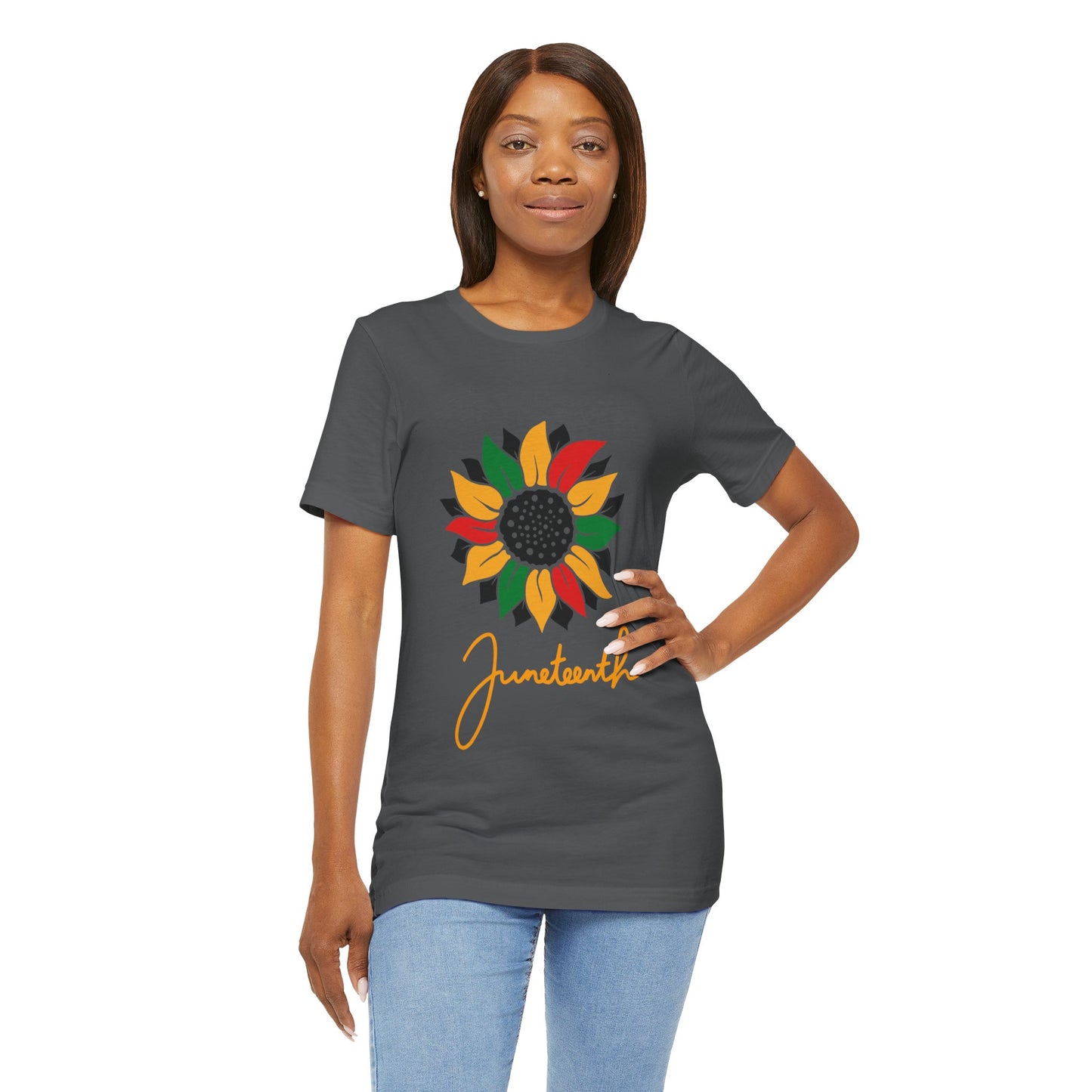 Juneteenth Floral Short Sleeve Tee