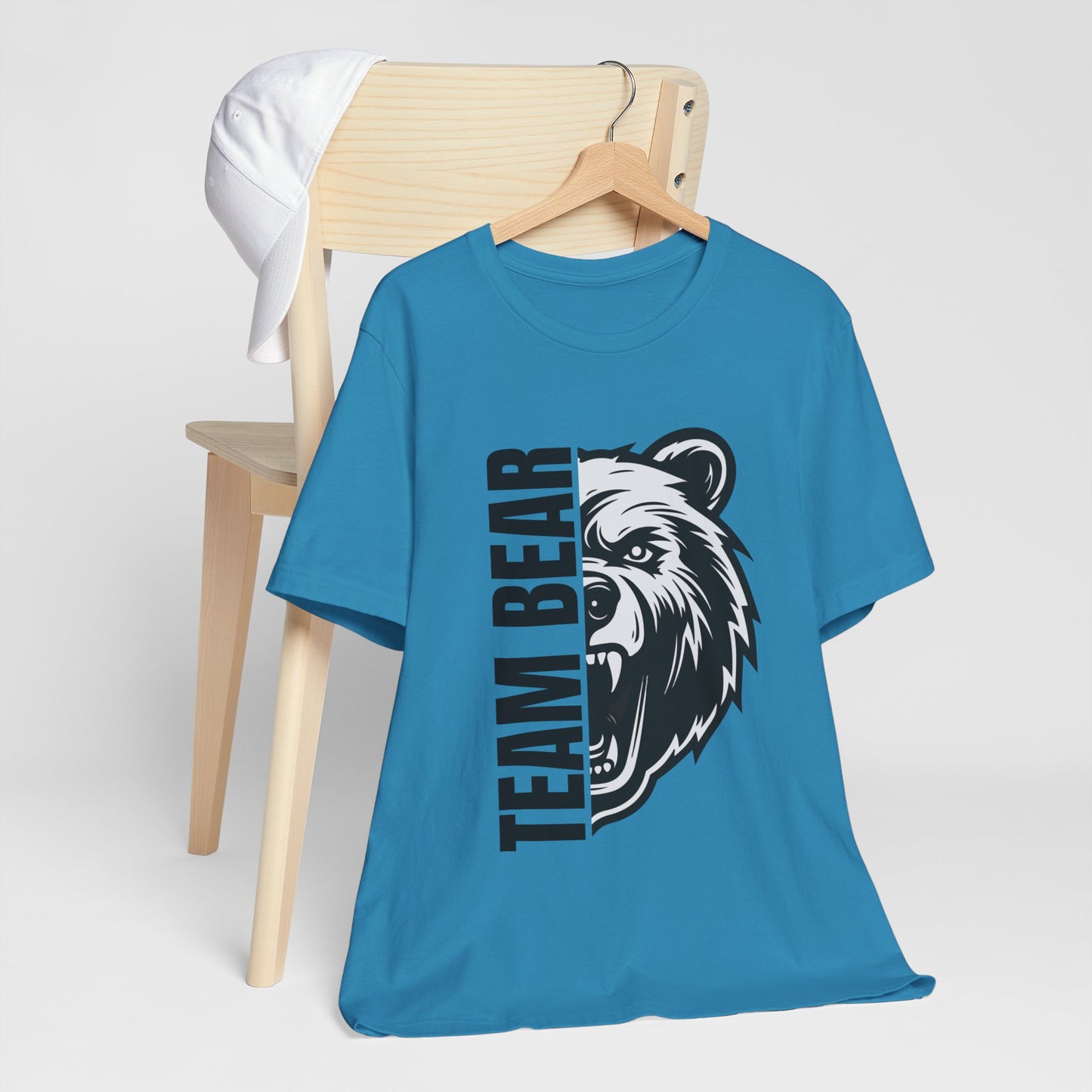 Women's "Team Bear" Tee - Black Lettering