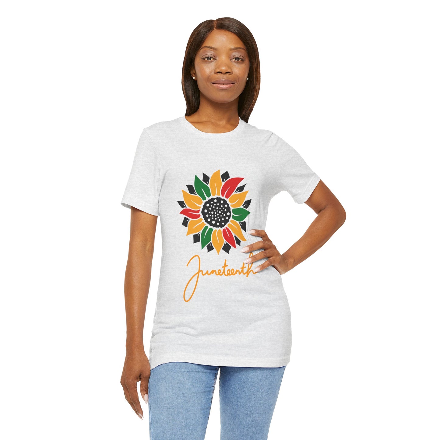 Juneteenth Floral Short Sleeve Tee
