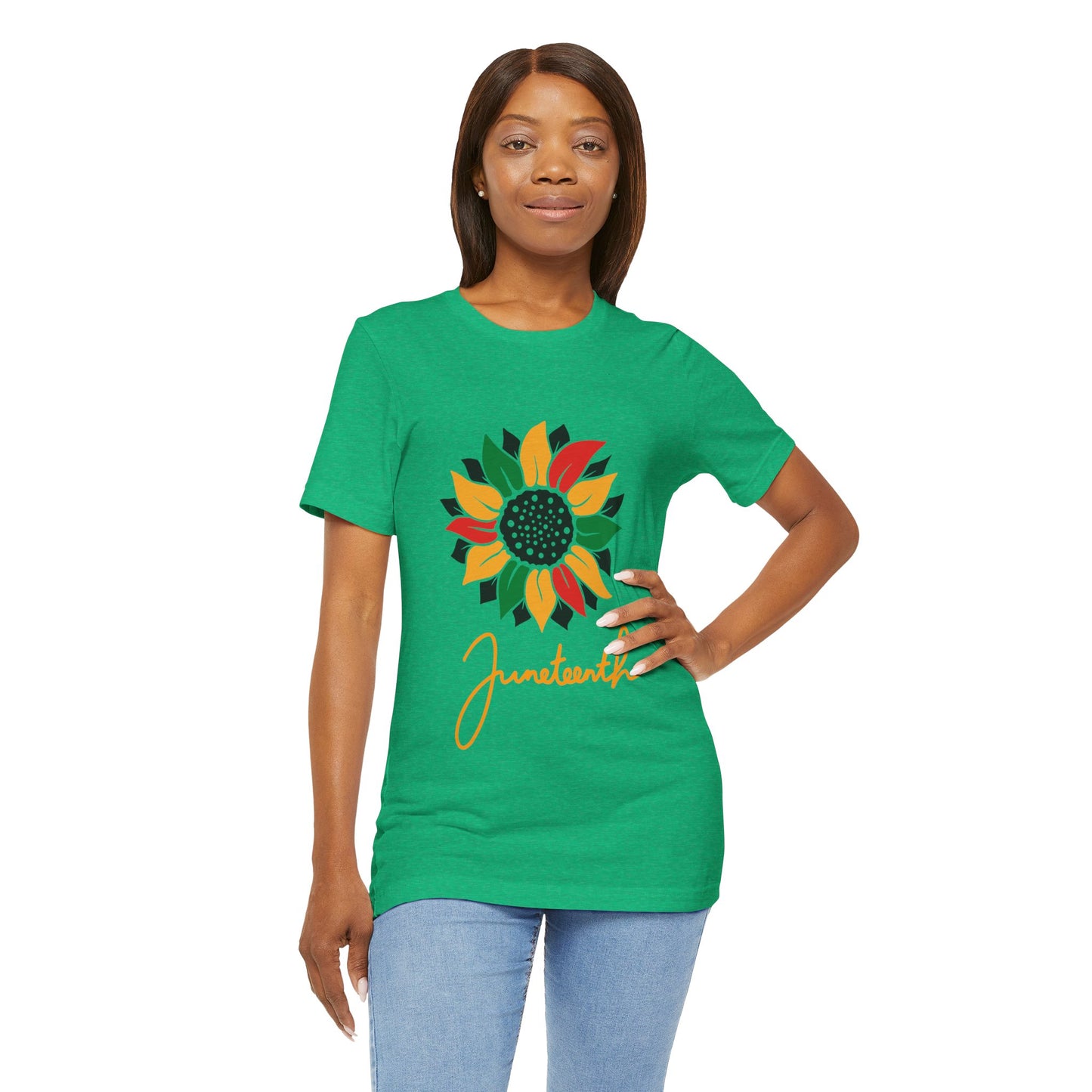 Juneteenth Floral Short Sleeve Tee