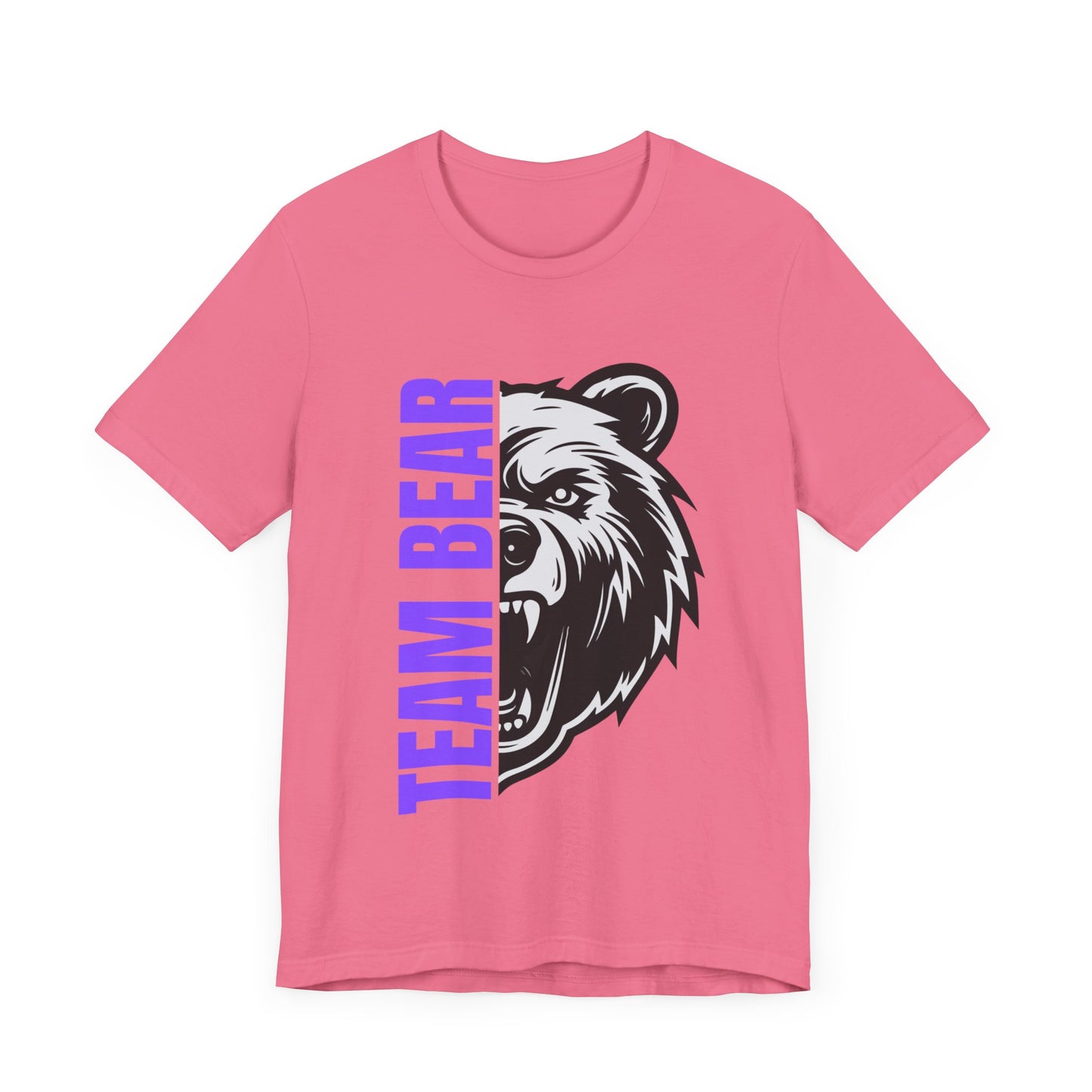 Women's "Team Bear" Tee - Purple Lettering