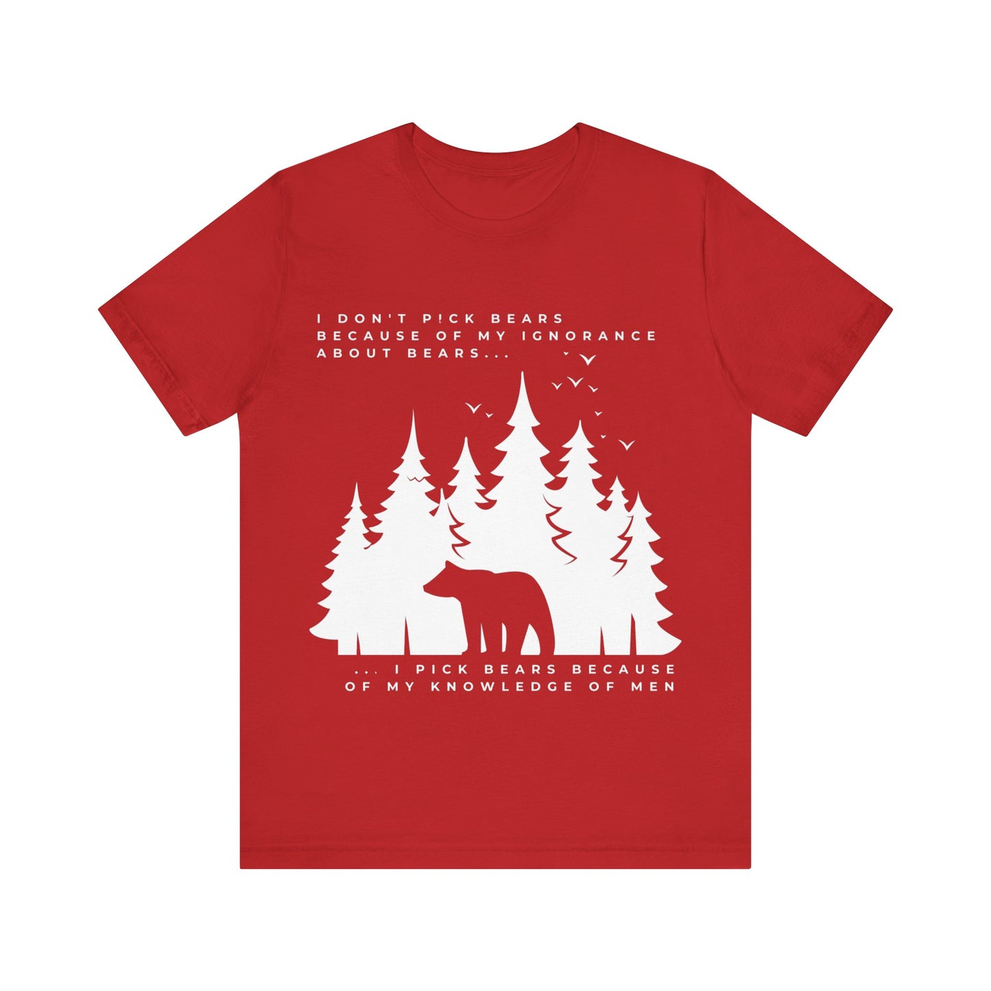Women's Bear Quote Tee - White Graphic