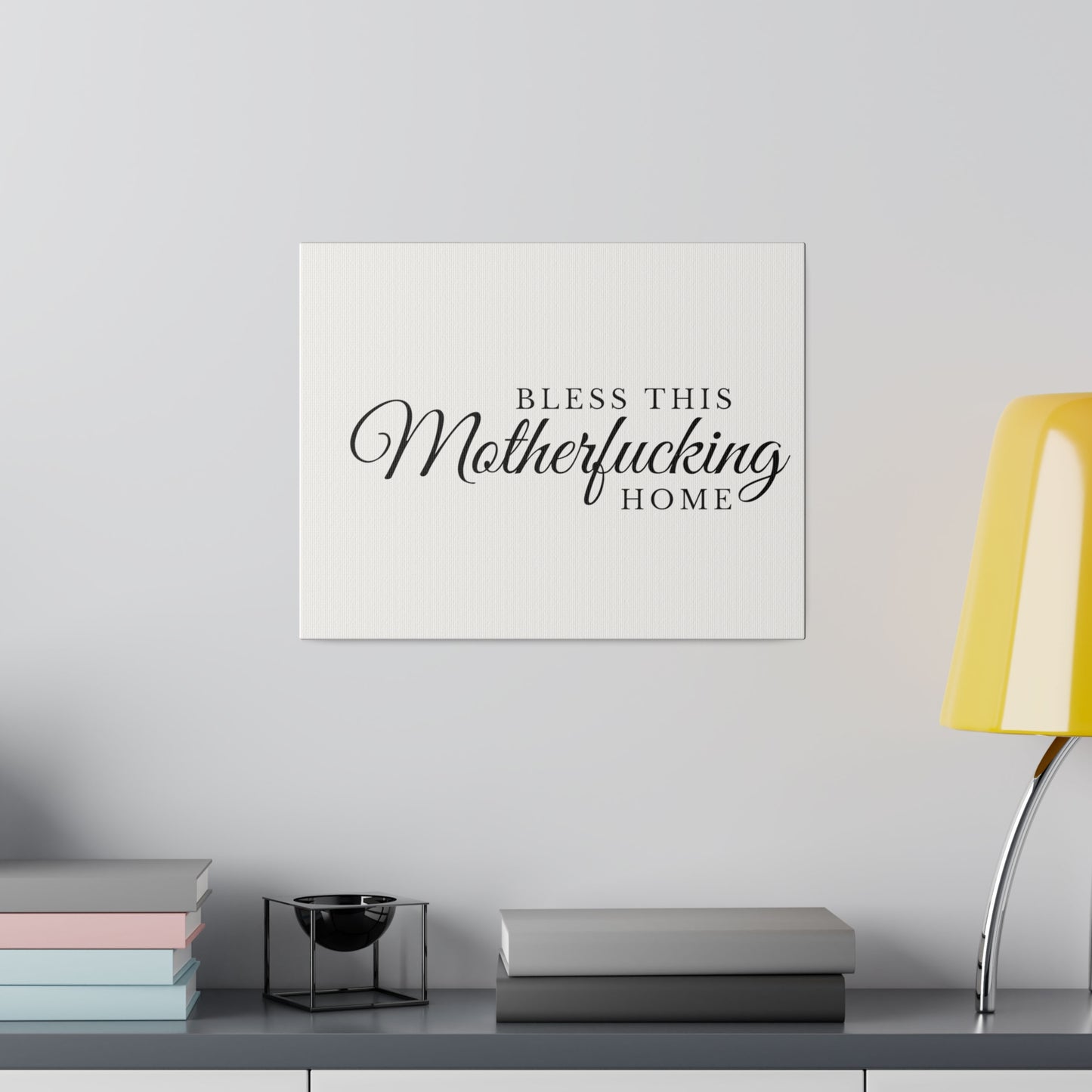 Bless This Home Matte Canvas, Stretched, 0.75"