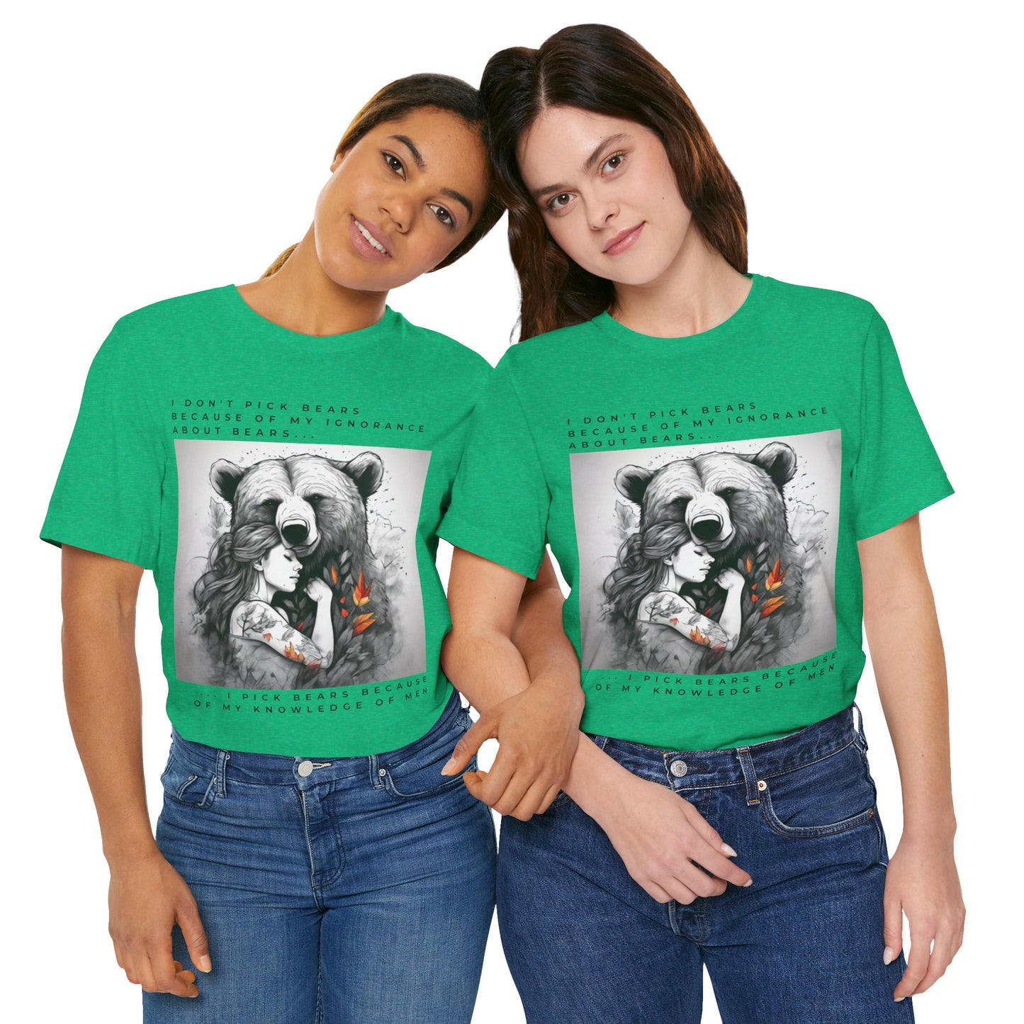 Women's Bear Hug "Team Bear" Tee