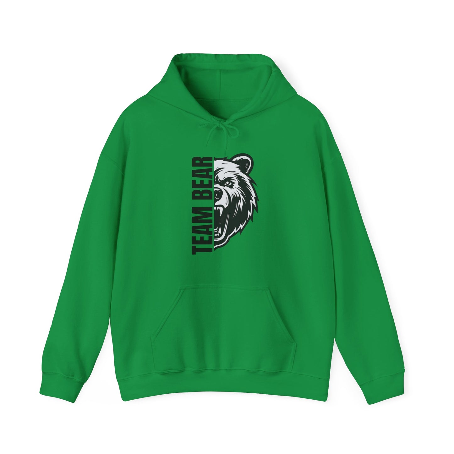 Women's "Team Bear" Hooded Sweatshirt - Black Lettering