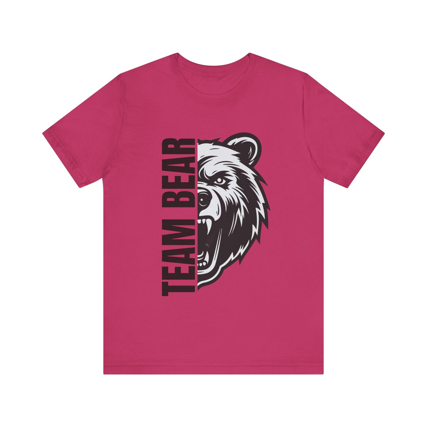 Women's "Team Bear" Tee - Black Lettering