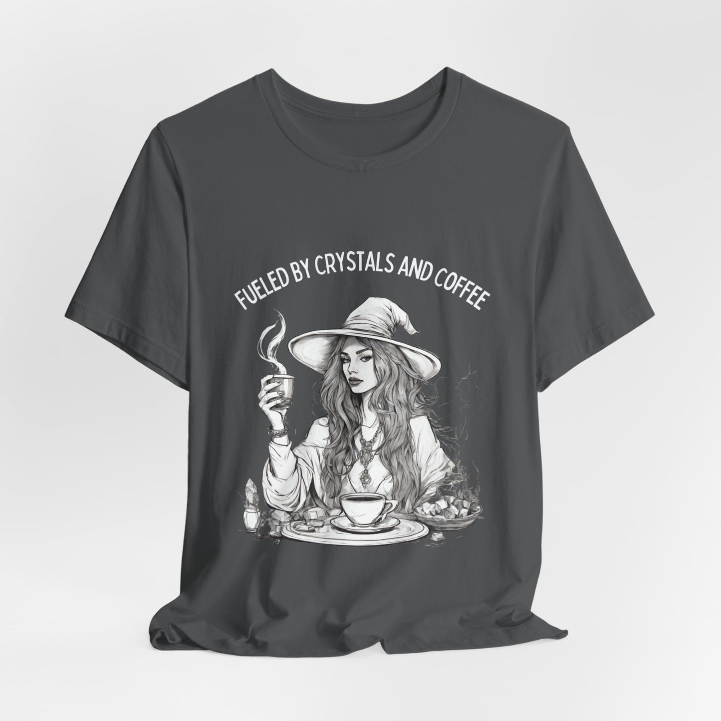 Fueled by Crystals and Coffee Tee