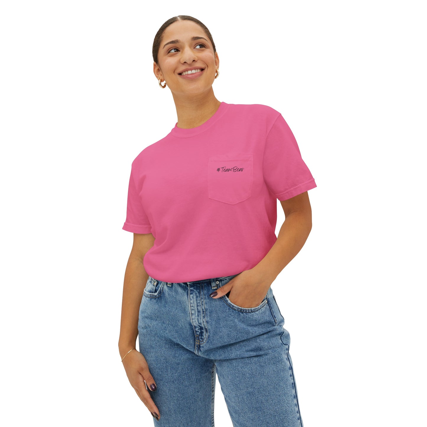 Women's Bear in Woods Pocket T-Shirt