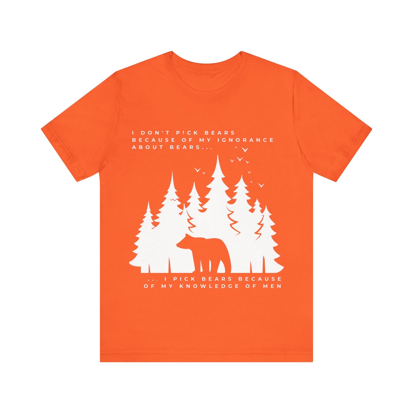 Women's Bear Quote Tee - White Graphic
