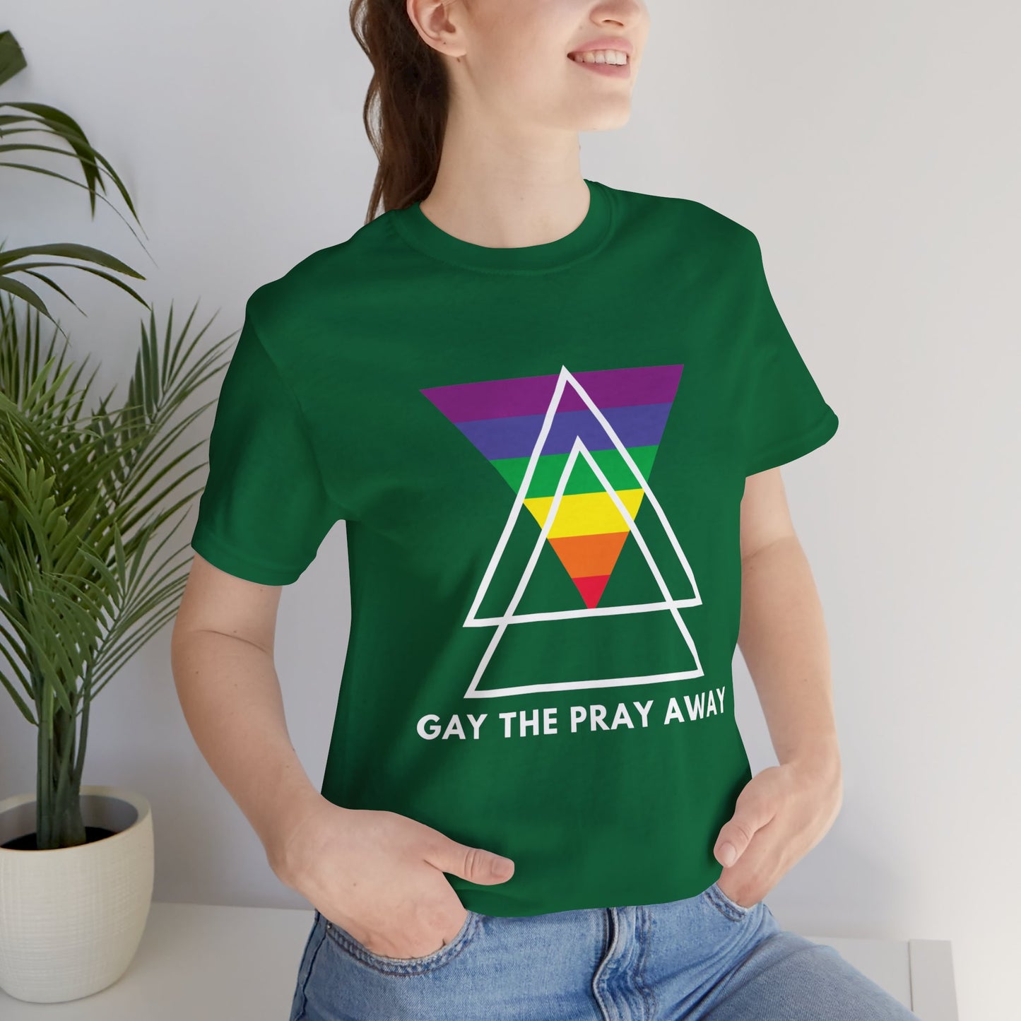 "GAY THE PRAY AWAY" Short Sleeve Tee